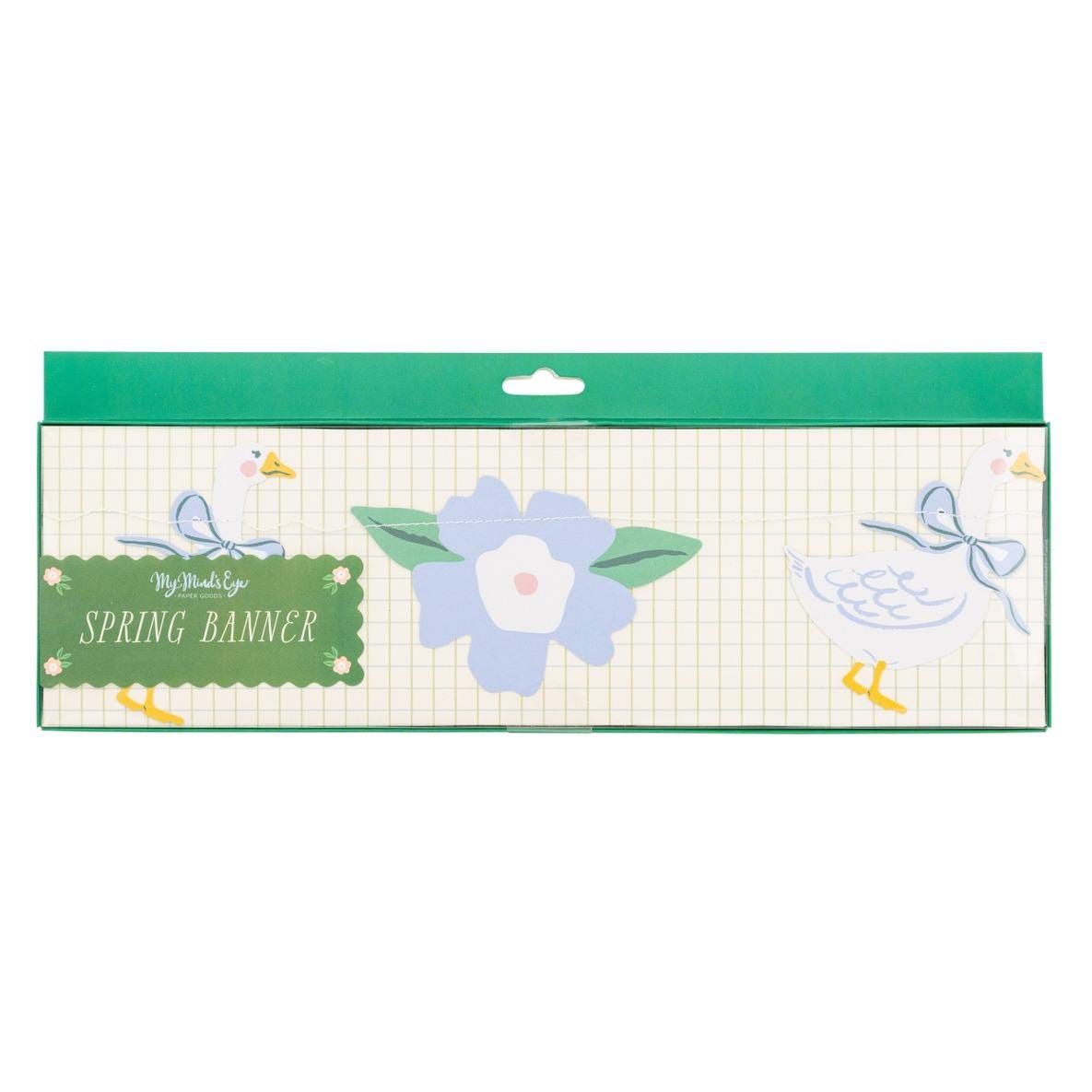 Spring Blue Goose Banner - Stesha Party