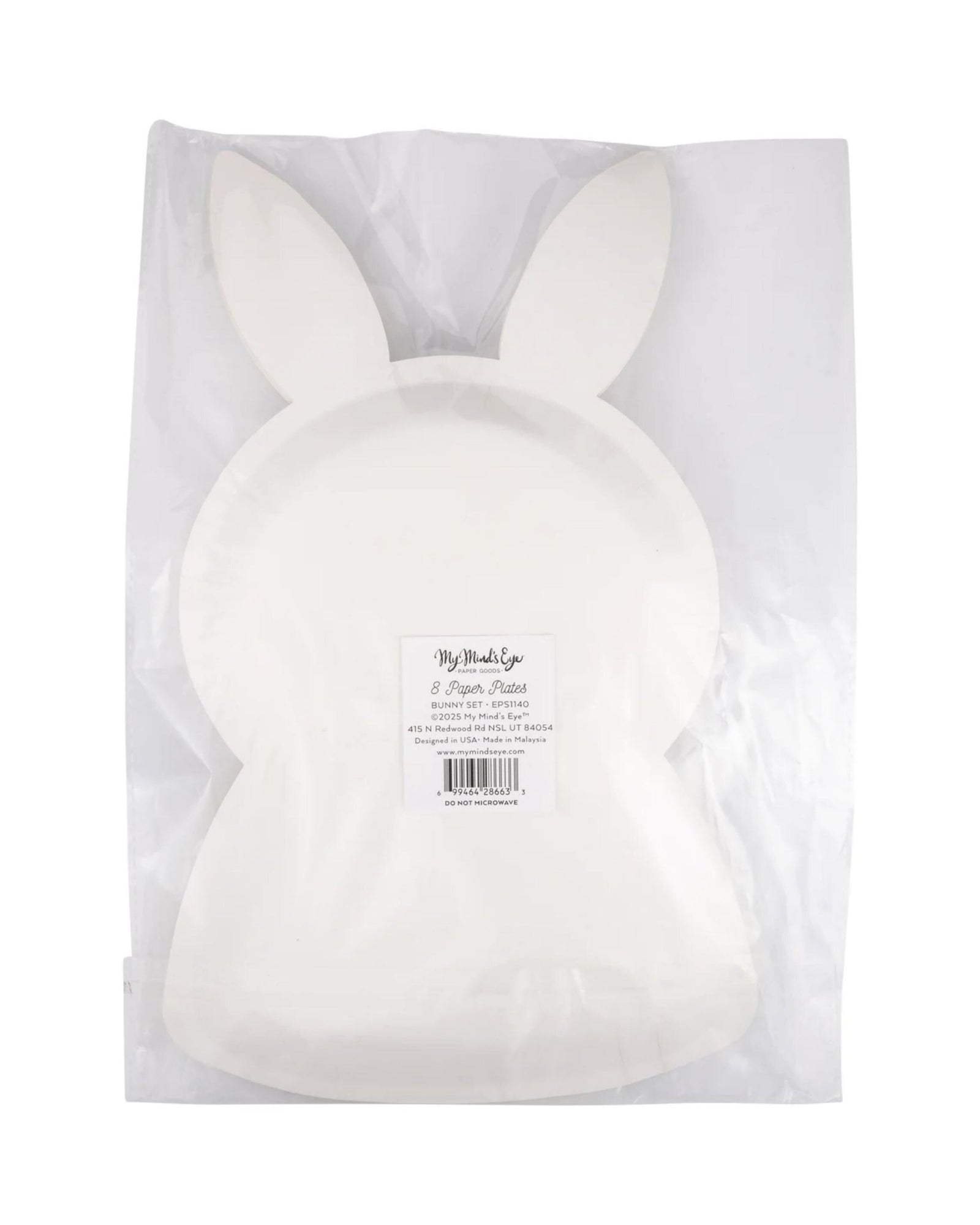 Spring Bunny Rabbit Plates 8ct - Stesha Party