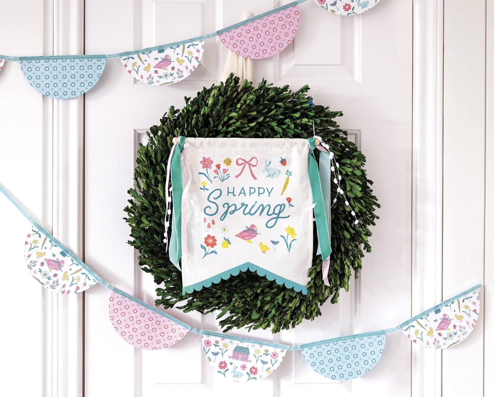 Spring Cottage Party Bunting Banner 6ft - Stesha Party