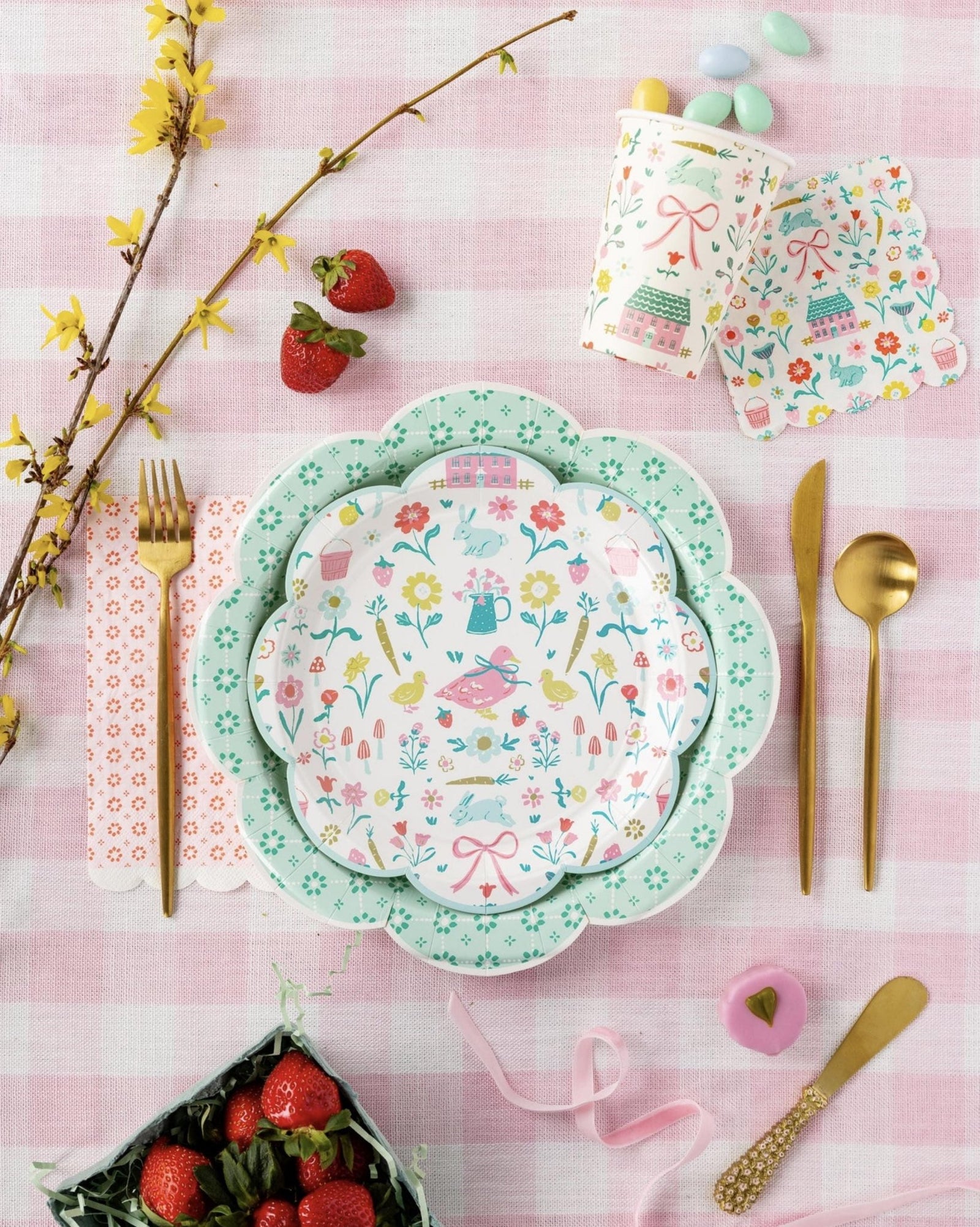 Spring Garden Party Plates 8ct - Stesha Party