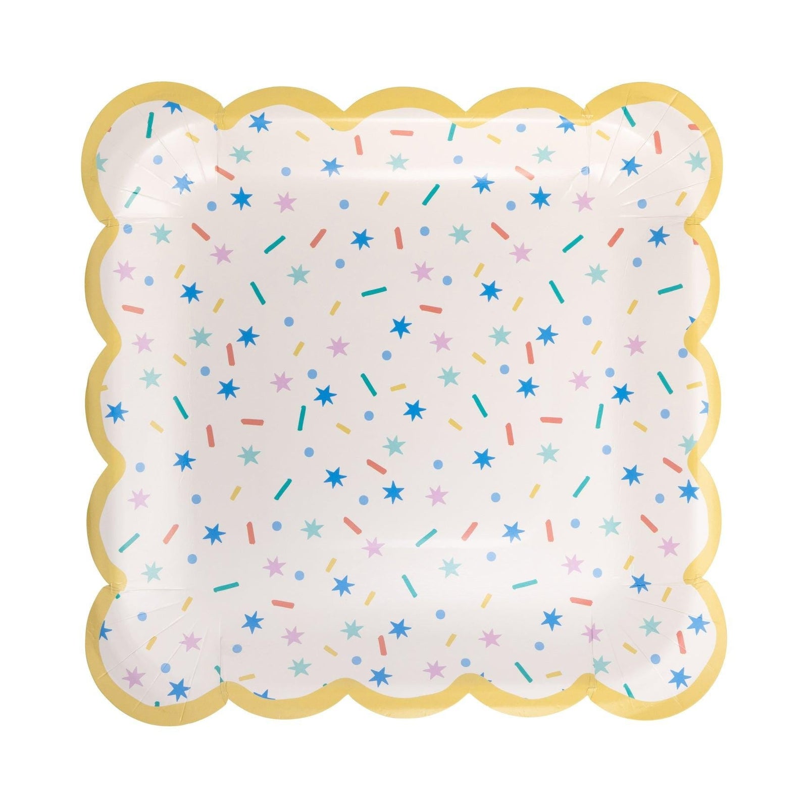 Sprinkle Paper Plates 8ct - Stesha Party