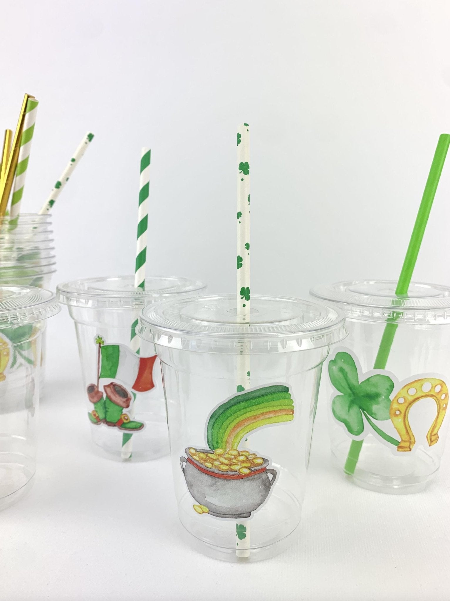 St Patrick's Day Party Cups - Stesha Party