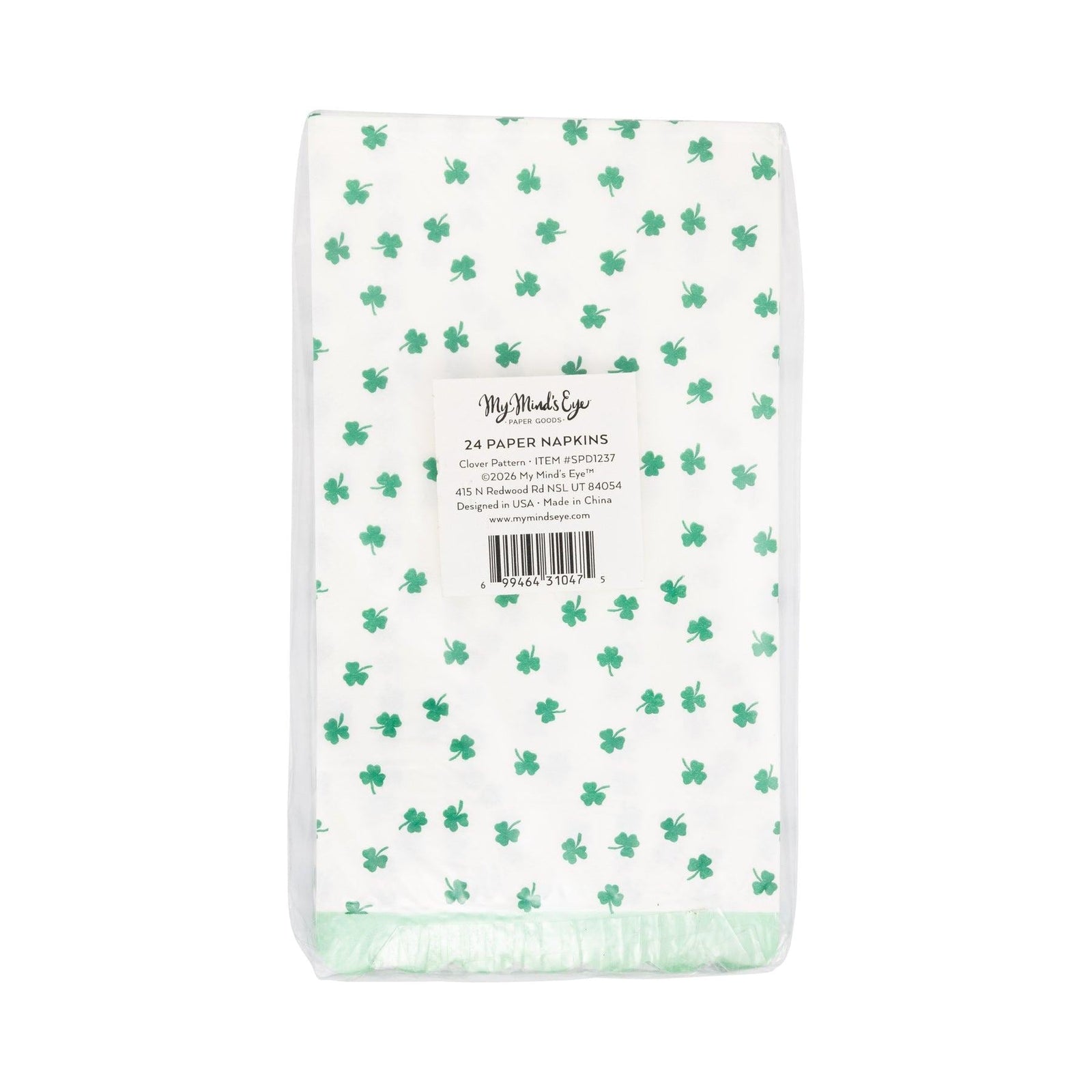 St Patrick’s Day Shamrock Dinner Napkins - Stesha Party