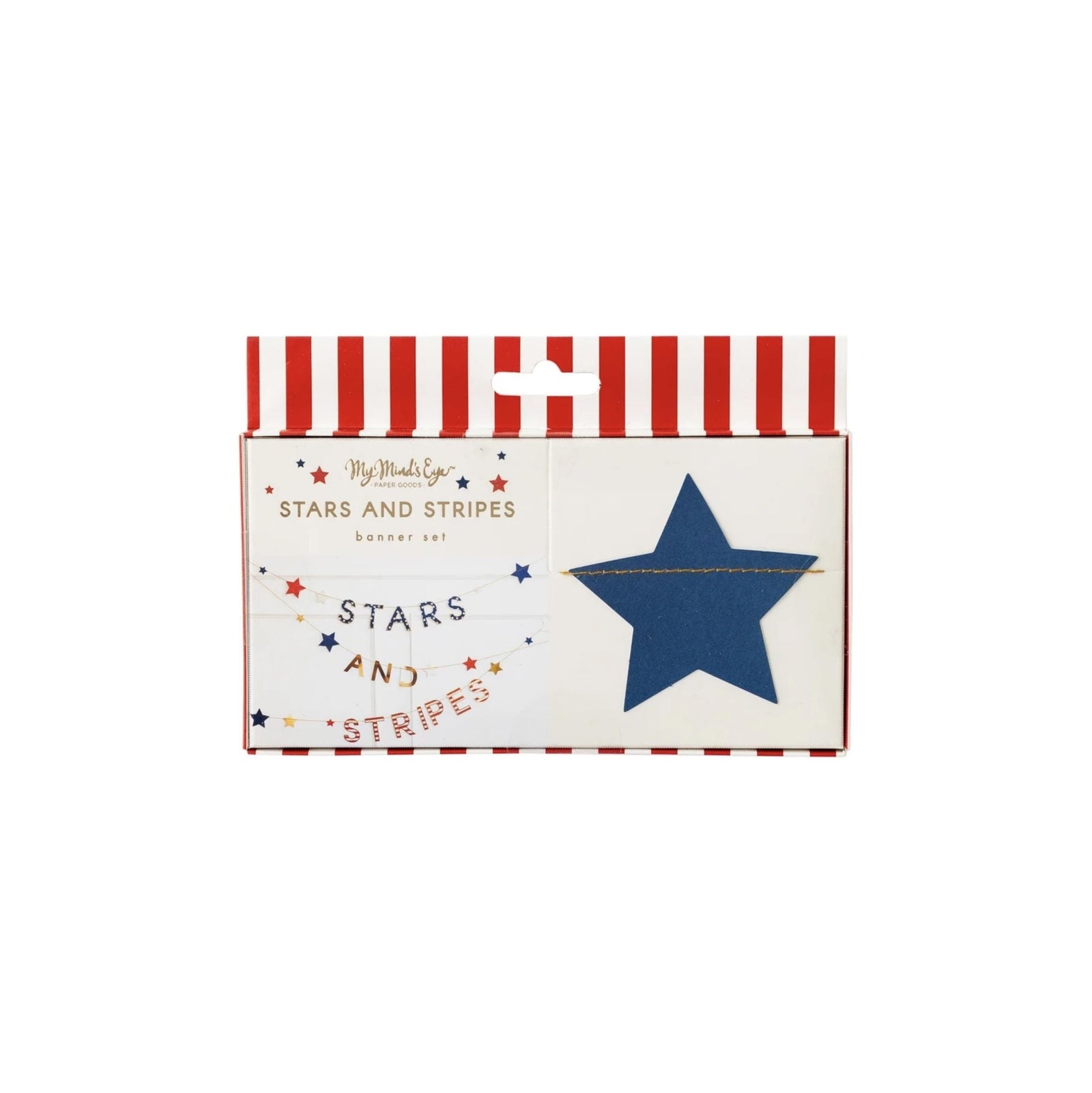 Stars & Stripes Party Banner Set - Stesha Party