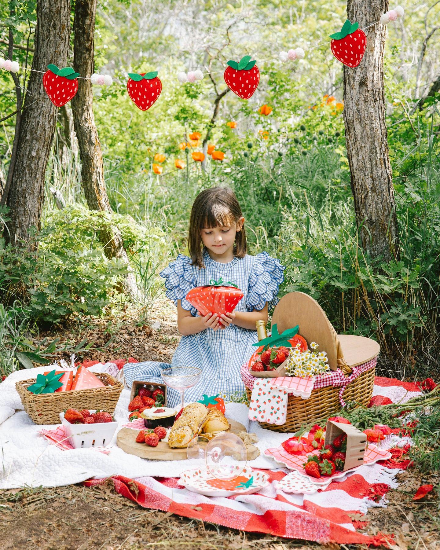 Strawberry Banner 6ft - Stesha Party