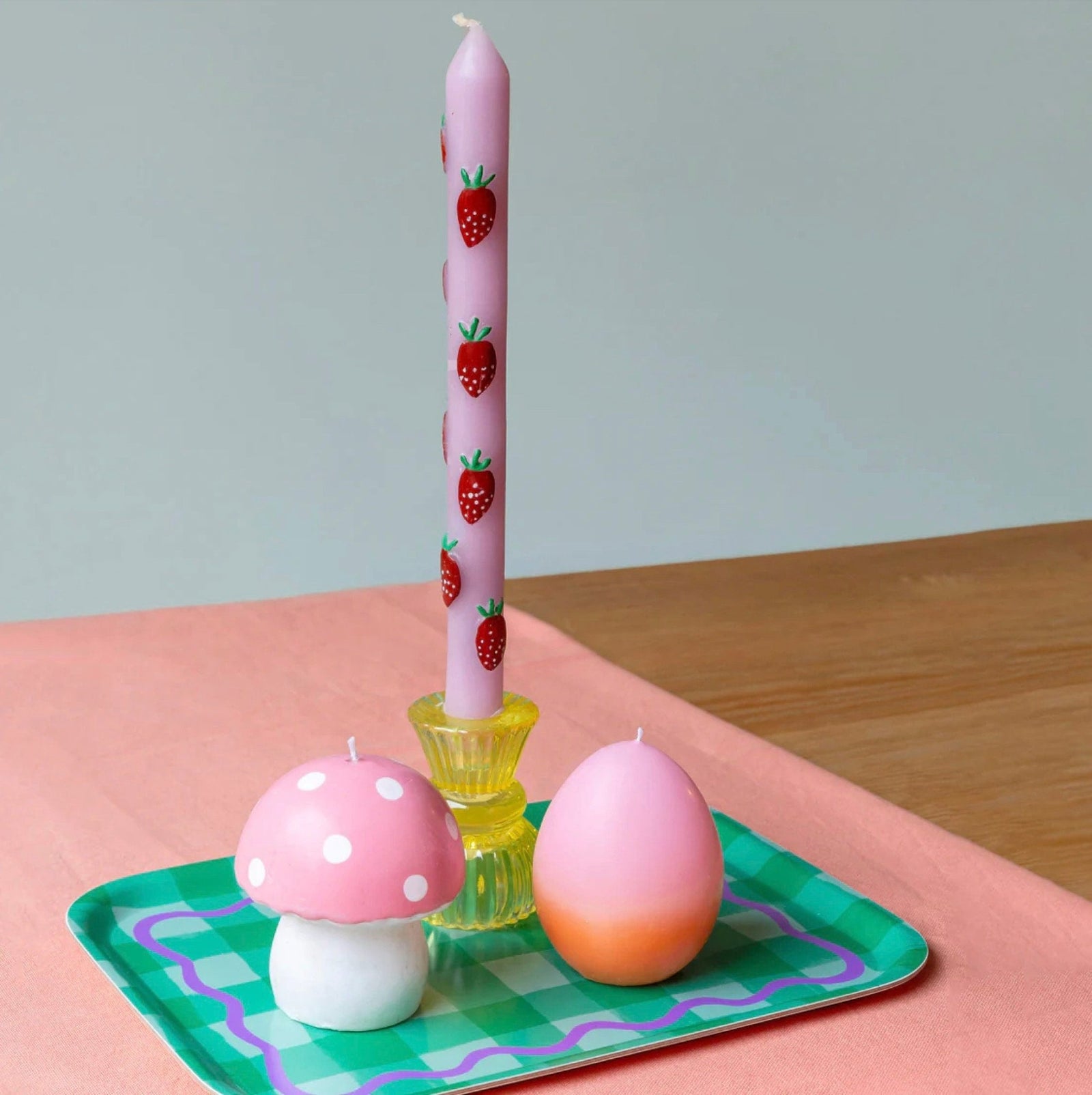 Strawberry Candles - Stesha Party