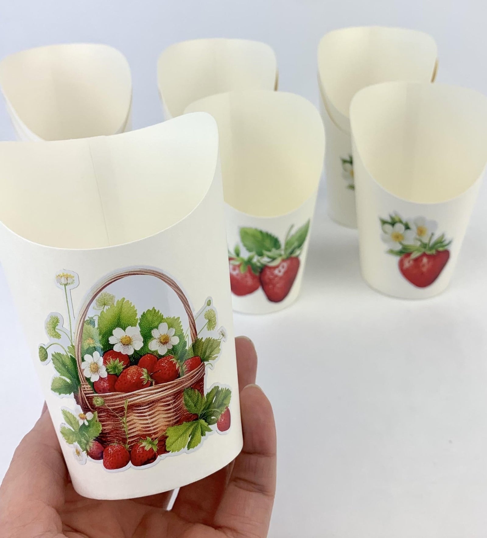 Strawberry Charcuterie Cups 12ct - Stesha Party