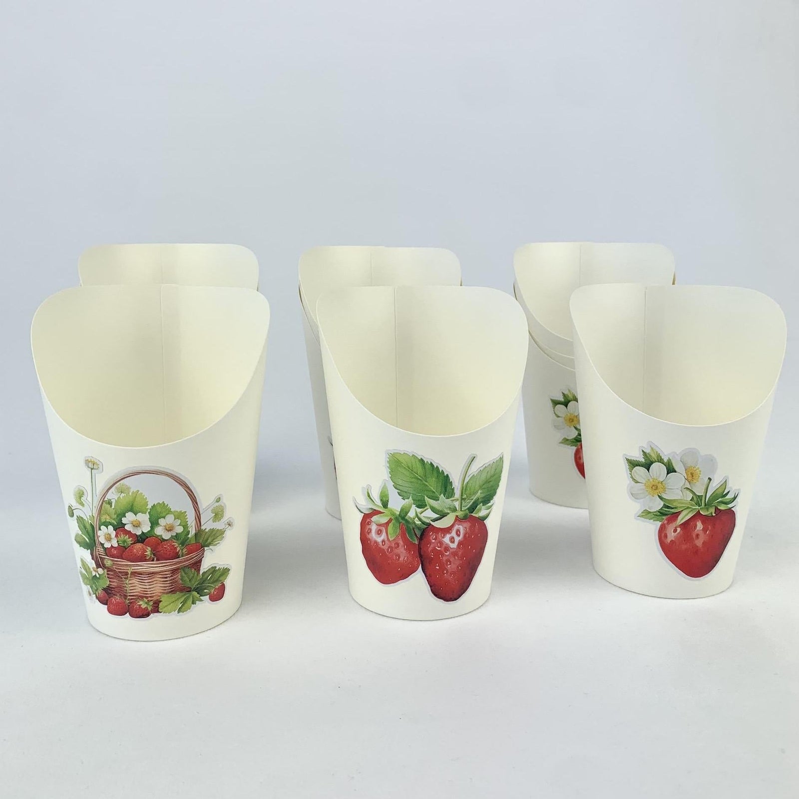 Strawberry Charcuterie Cups 12ct - Stesha Party