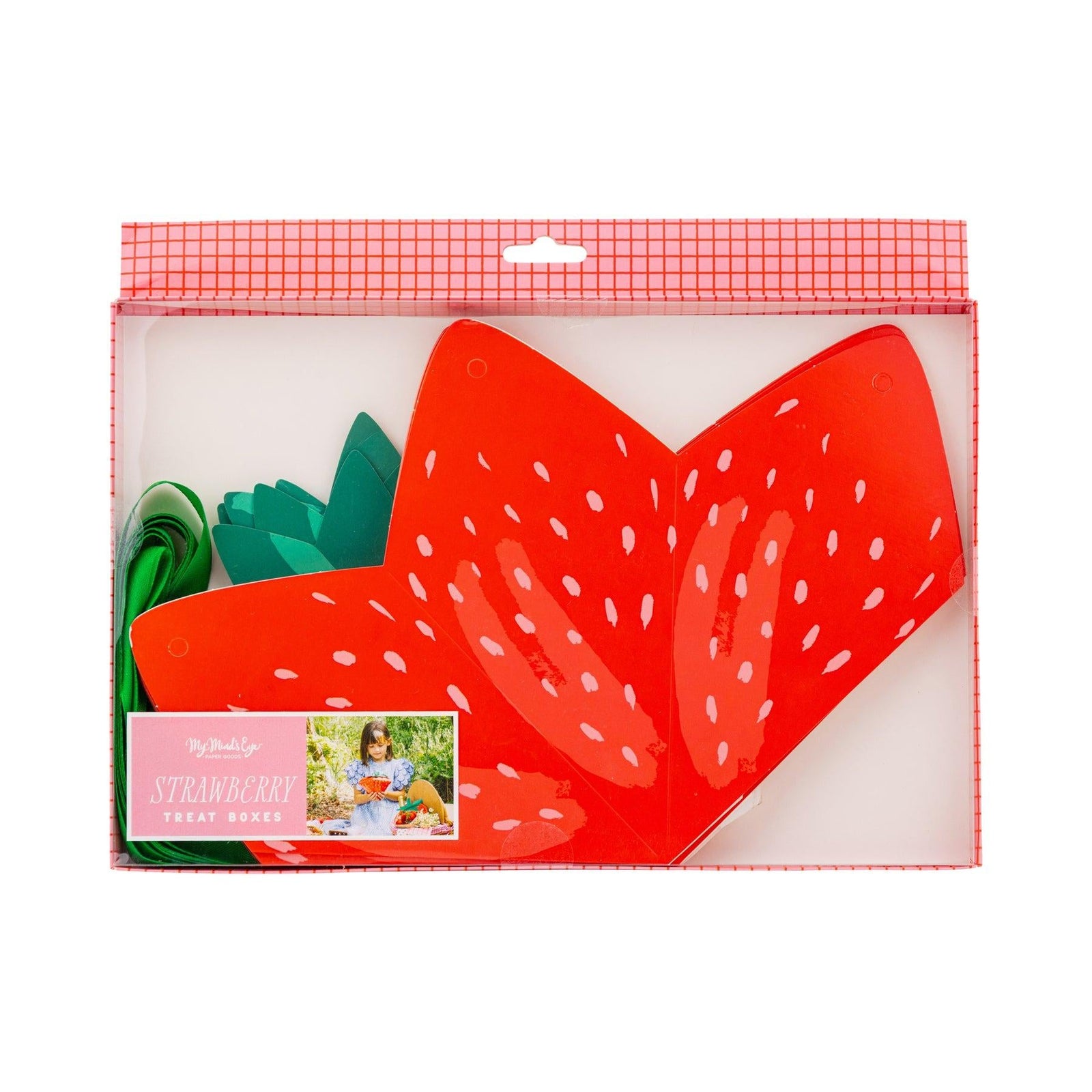 Strawberry Favor Boxes 8ct - Stesha Party
