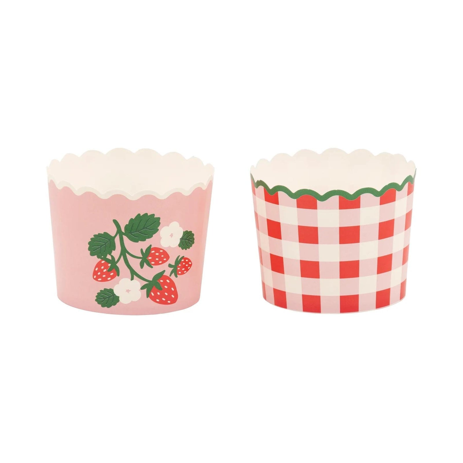 Strawberry Fruit Baking Cups 36ct - Stesha Party
