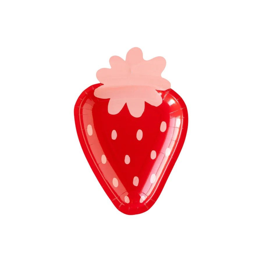 Strawberry Party Plates - Stesha Party