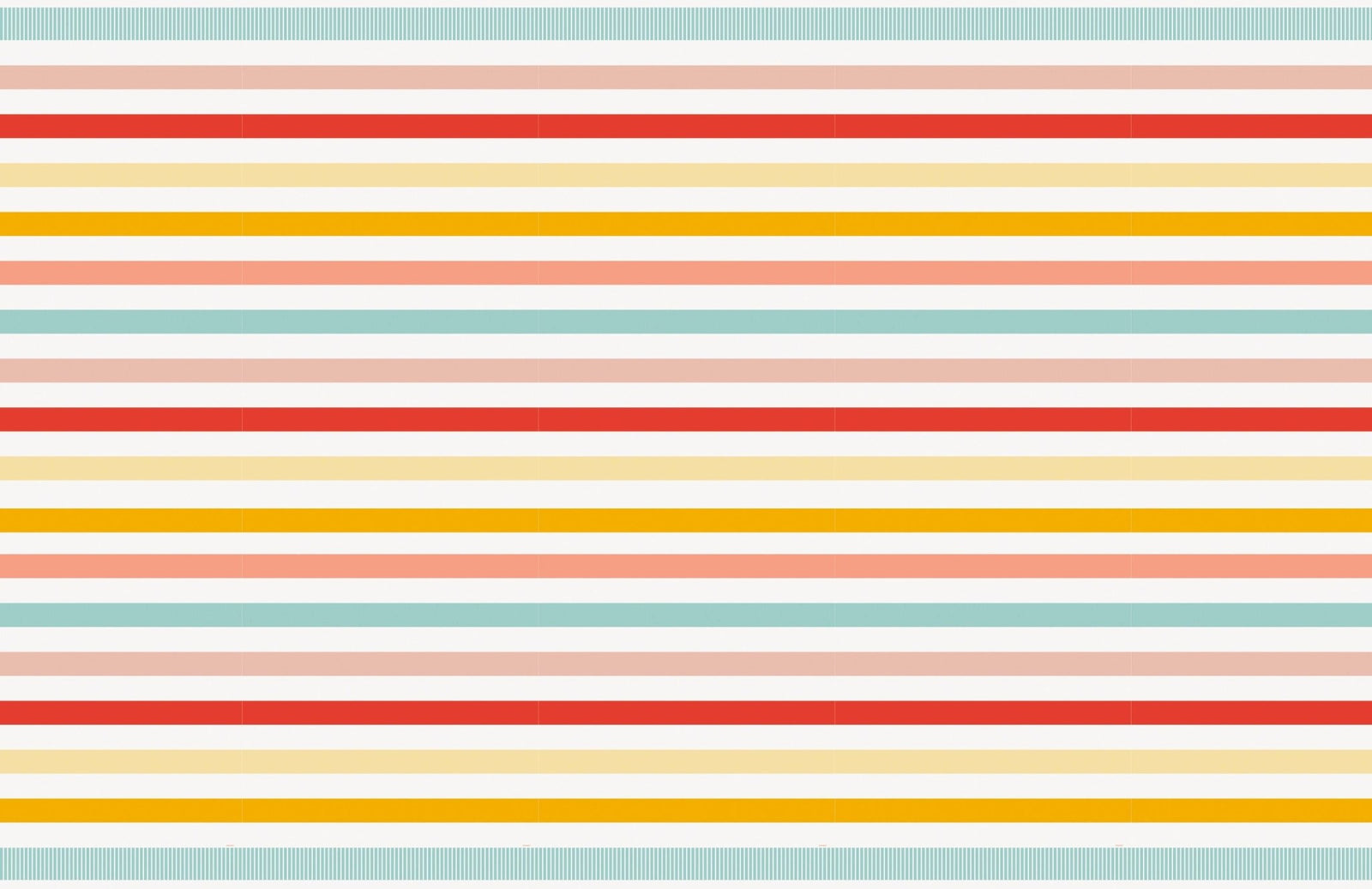 Striped Plastic Table Cover - Stesha Party