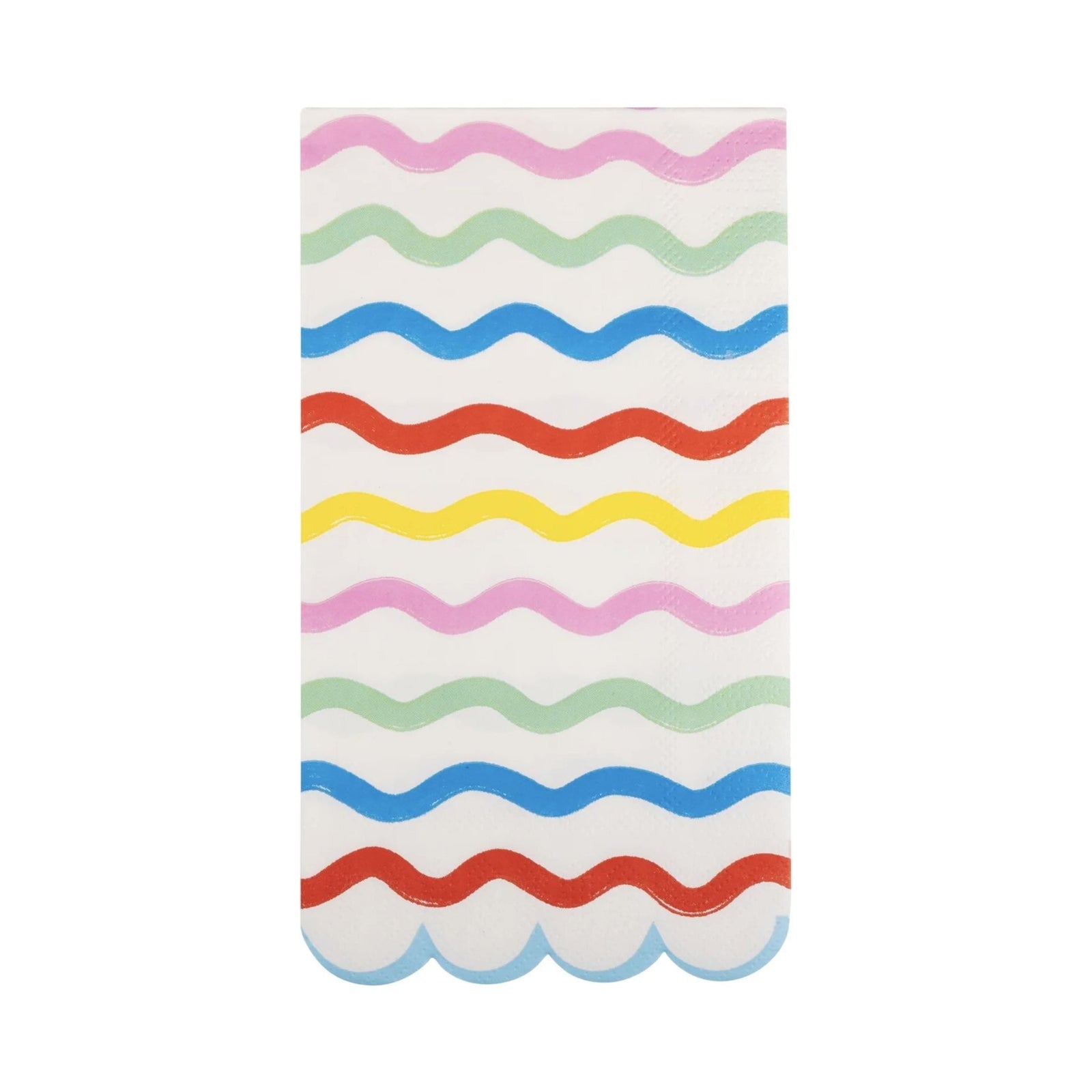 Striped Rainbow Party Napkins 24ct - Stesha Party