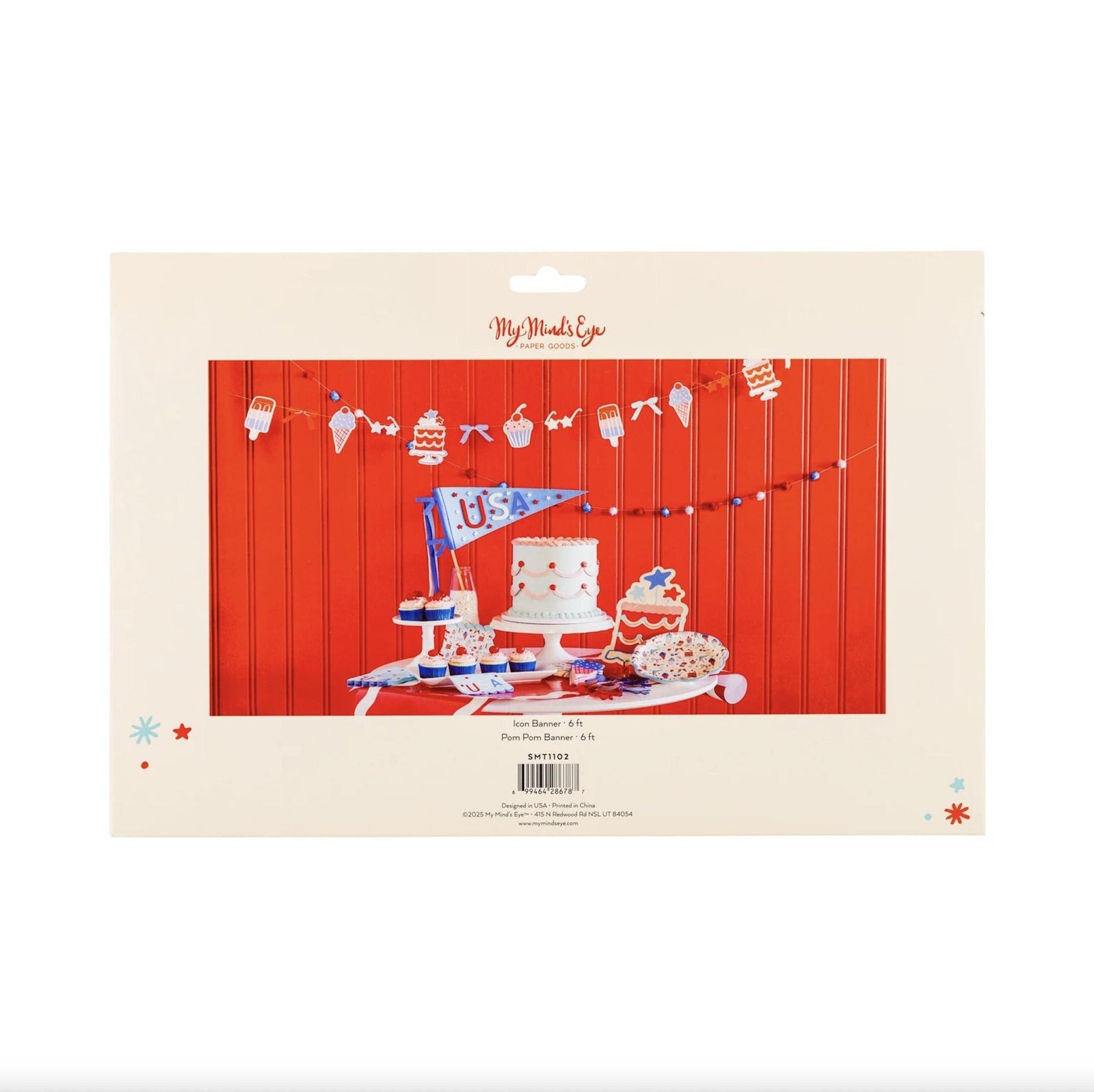 Summer Patriotic Banner Set 2pc - Stesha Party