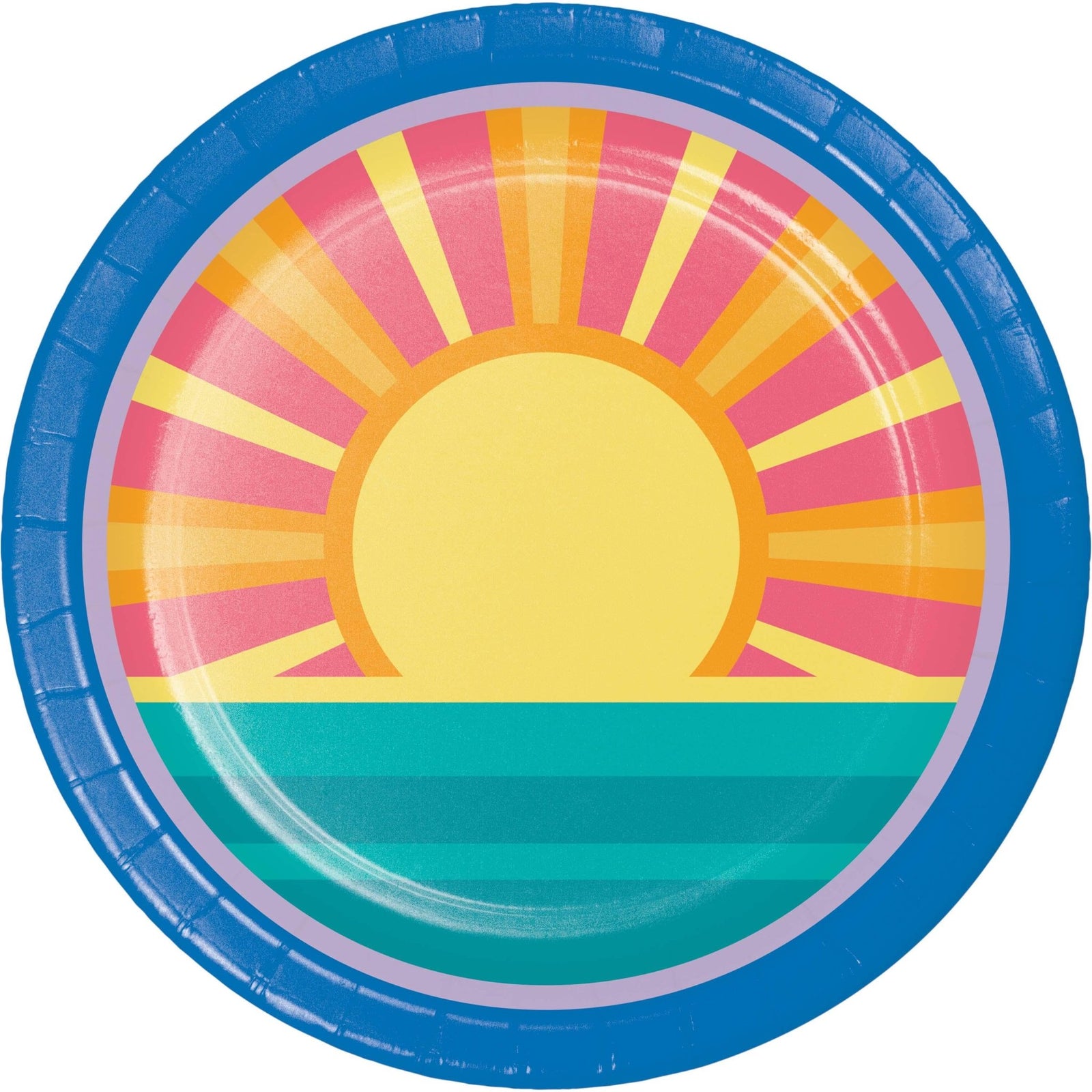 Summer Sun Plates 8ct - Stesha Party