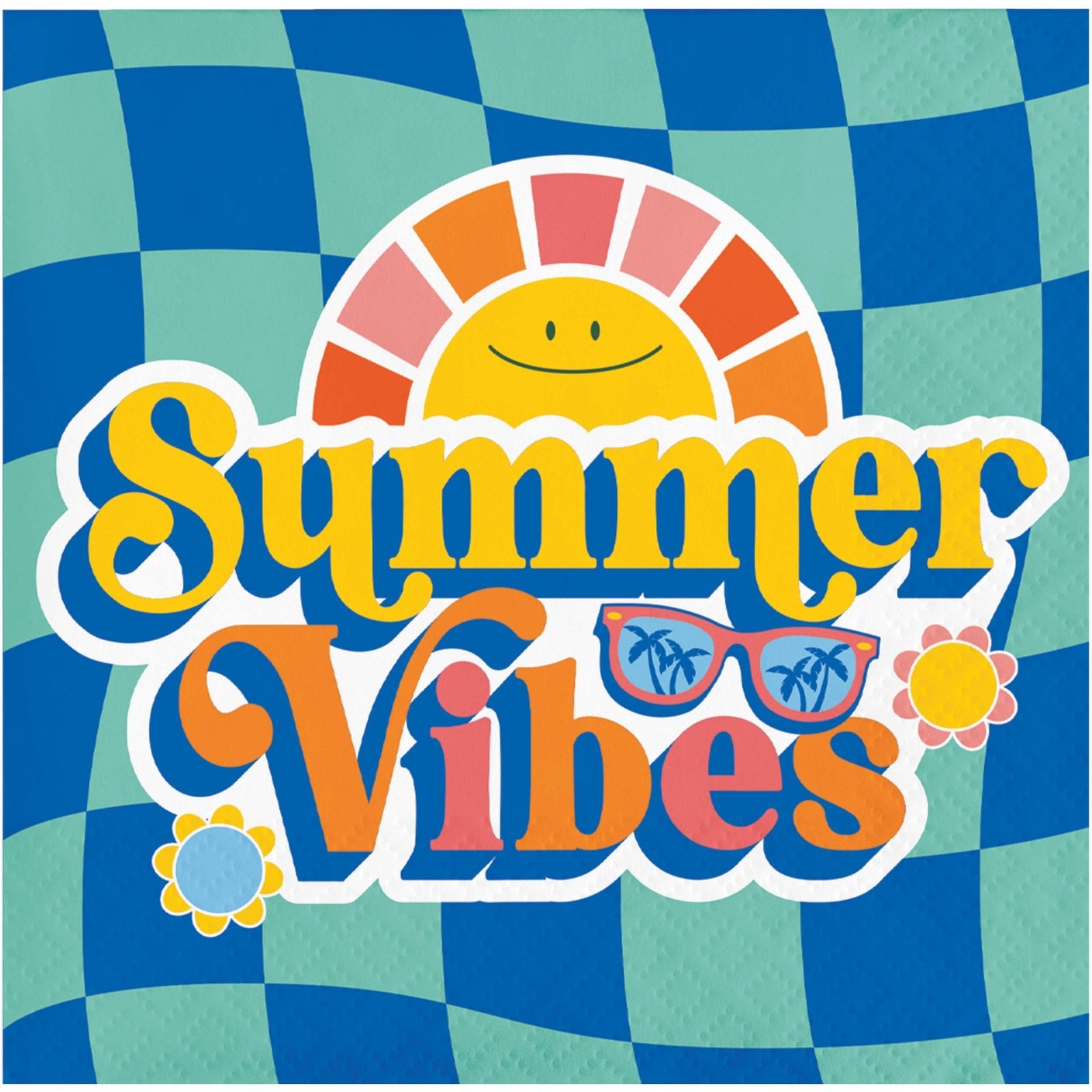 Summer Vibes Party Napkins 16ct - Stesha Party