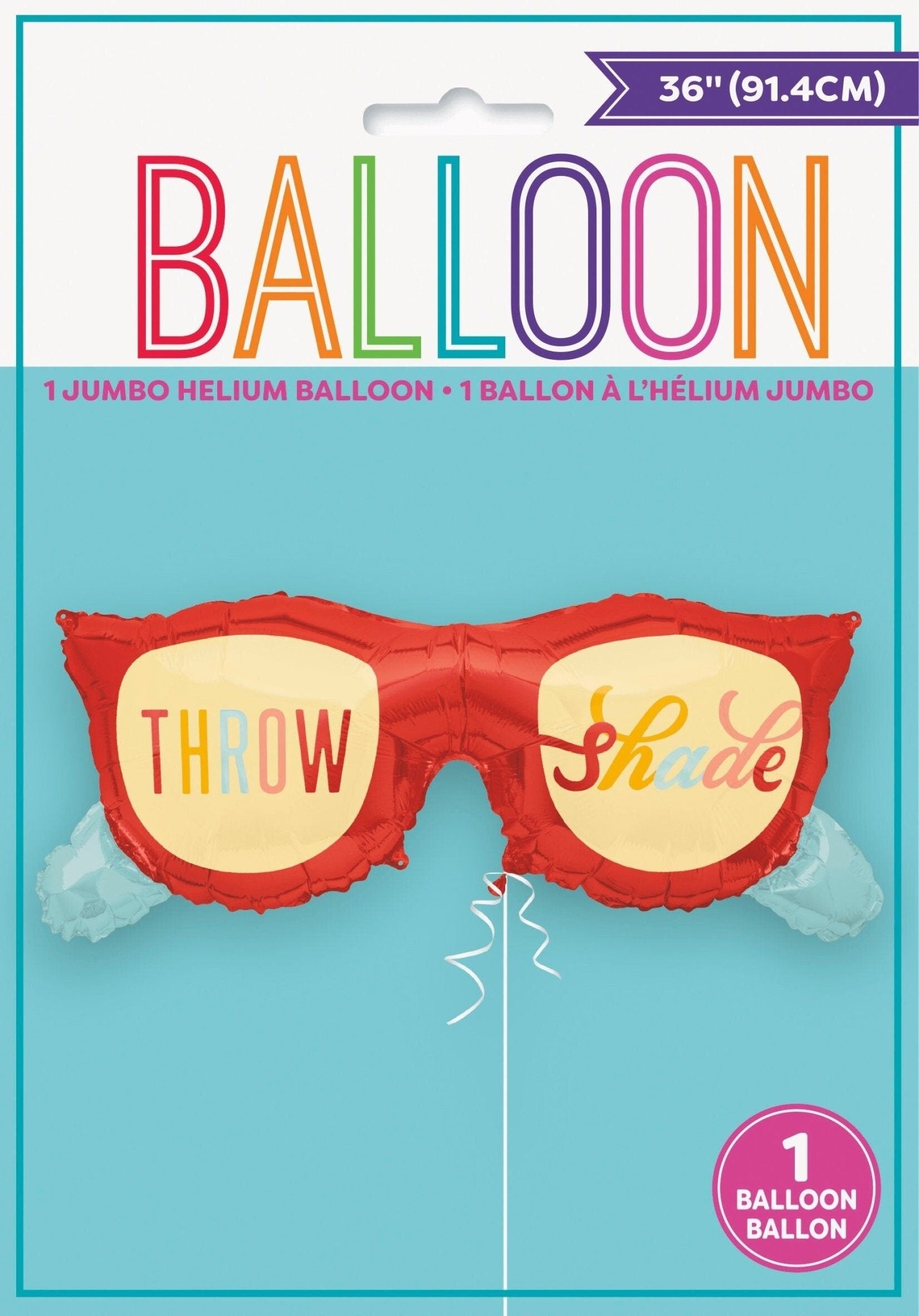 Sunglasses Party Balloon - Stesha Party