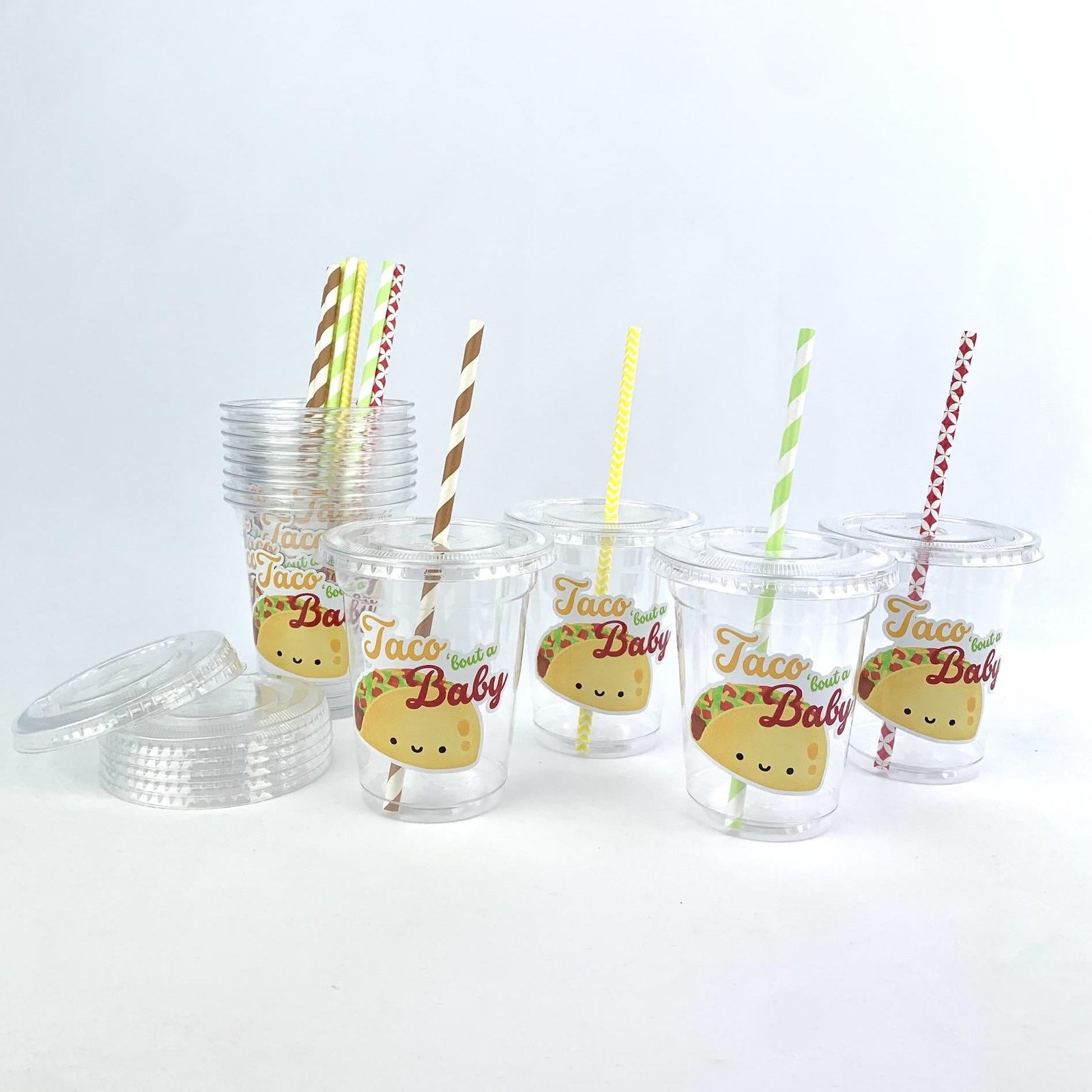 Taco Bout a Baby Party Cups 12ct - Stesha Party