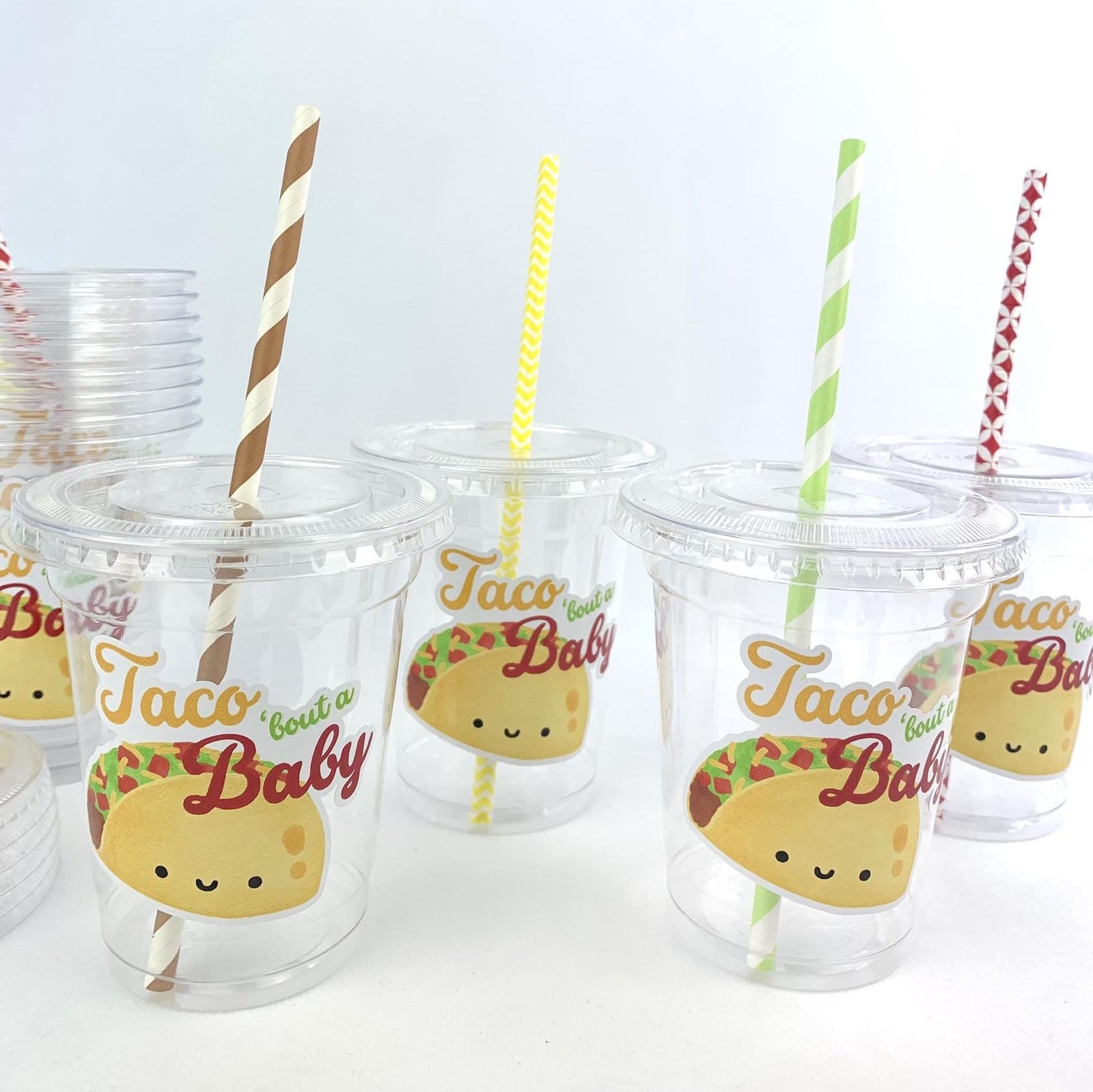 Taco Bout a Baby Party Cups 12ct - Stesha Party