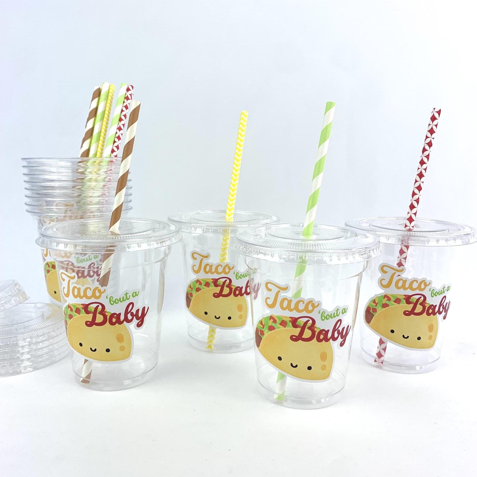 Taco Bout a Baby Party Cups 12ct - Stesha Party