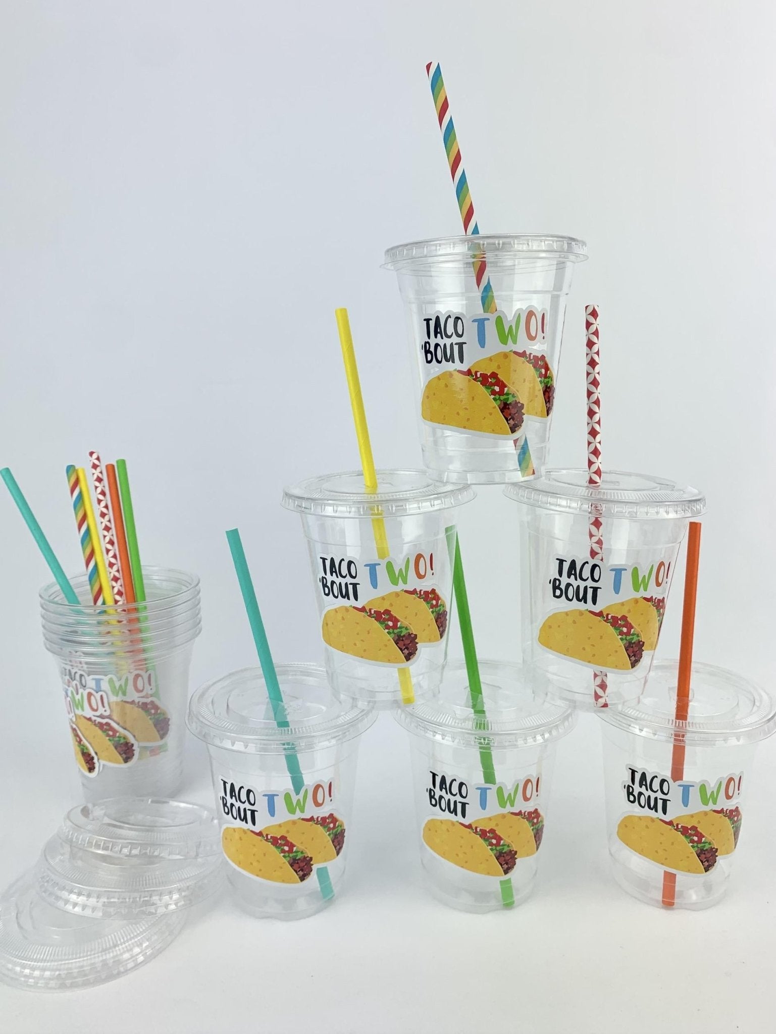 Taco 'Bout Two Party Cups 12ct - Stesha Party