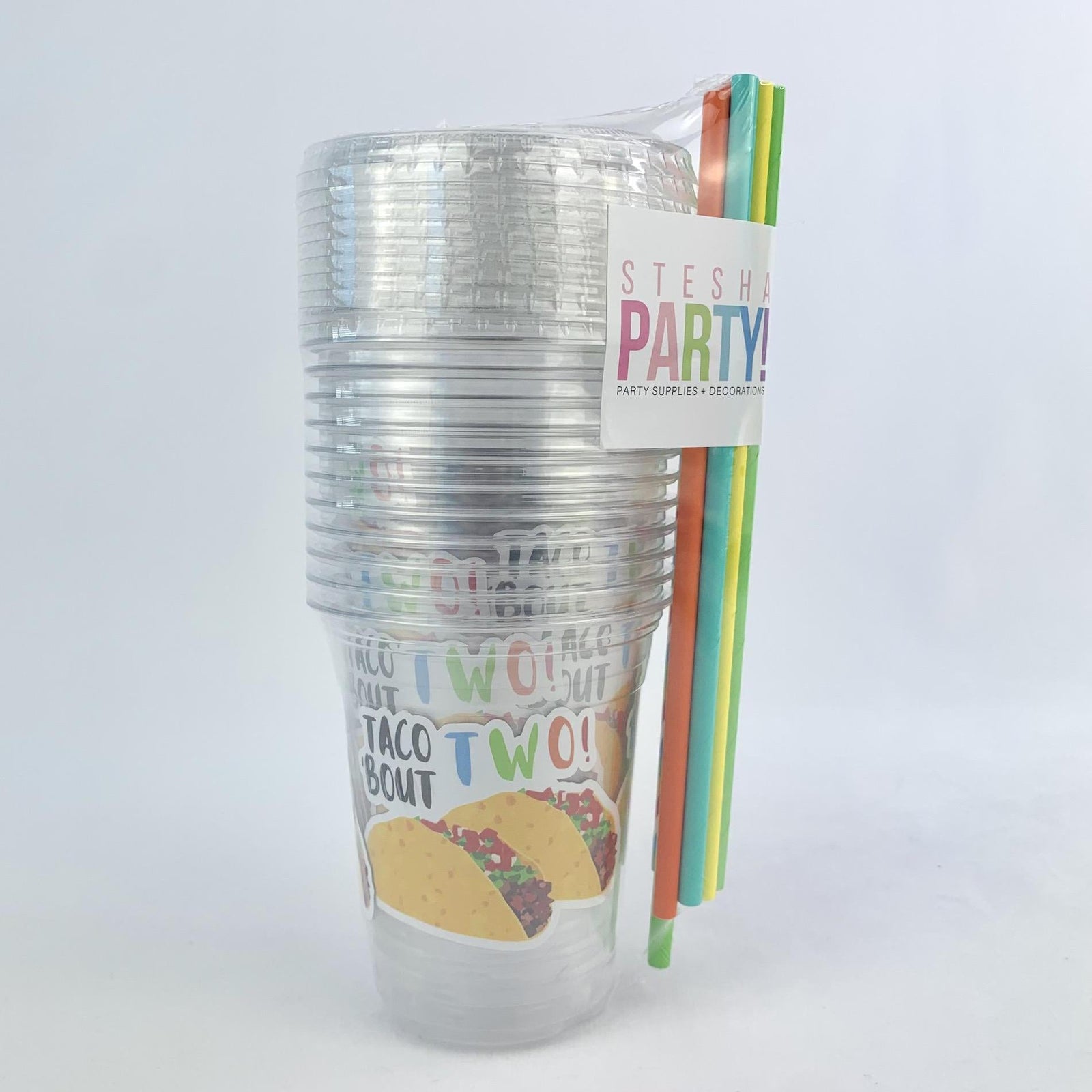 Taco 'Bout Two Party Cups 12ct - Stesha Party