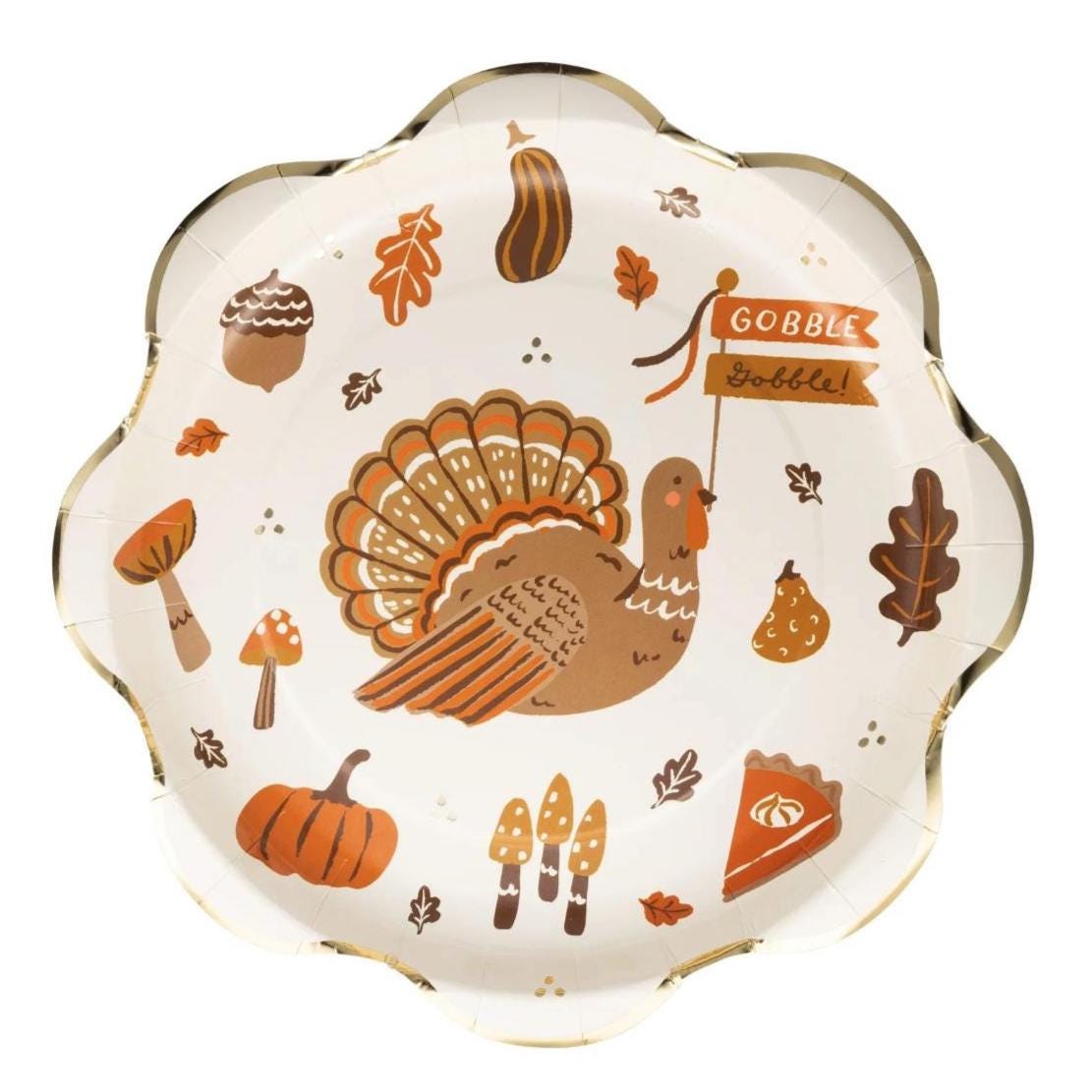 Thanksgiving Plates - Stesha Party
