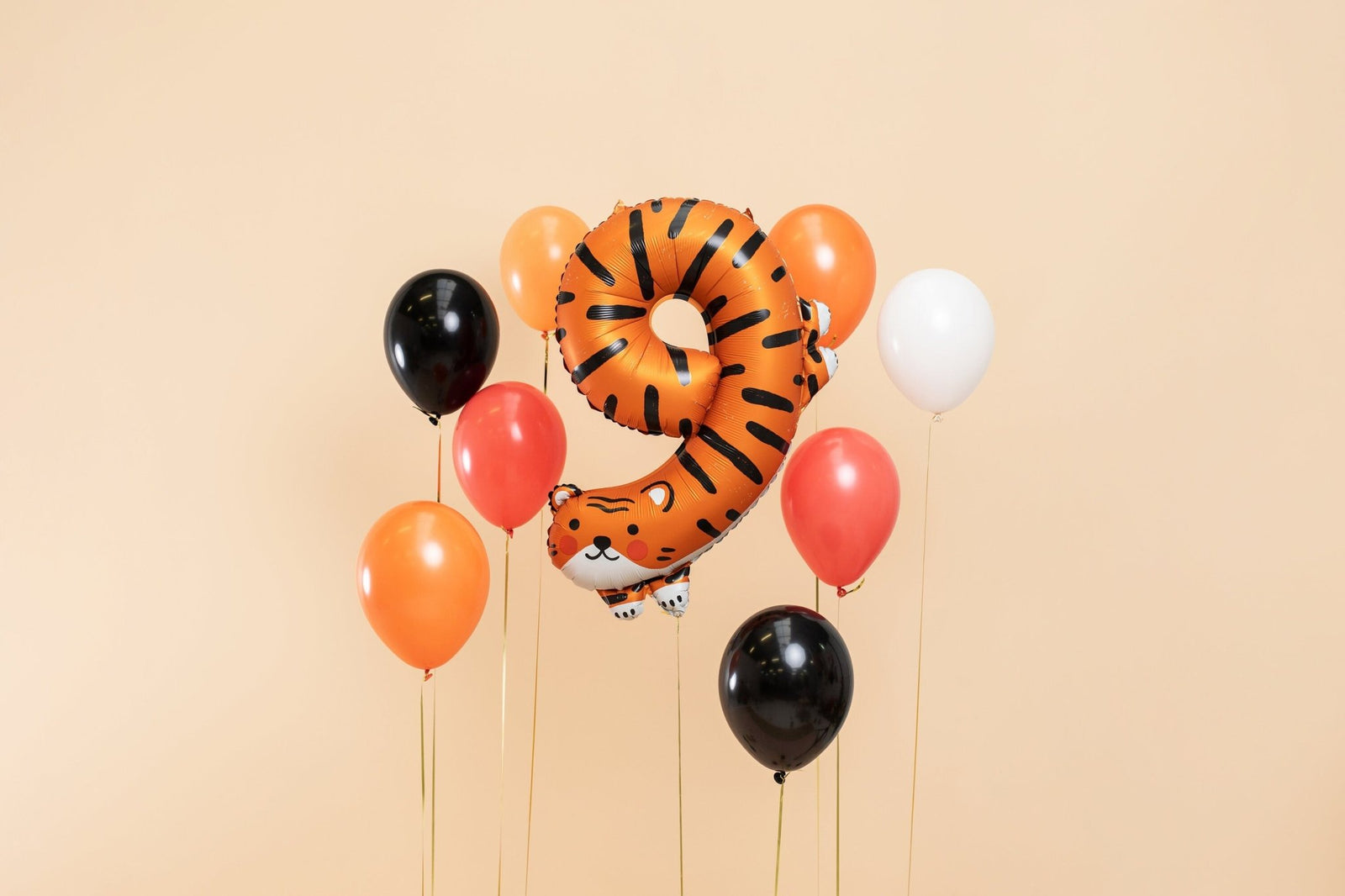 Tiger 9th Birthday Balloon - Stesha Party