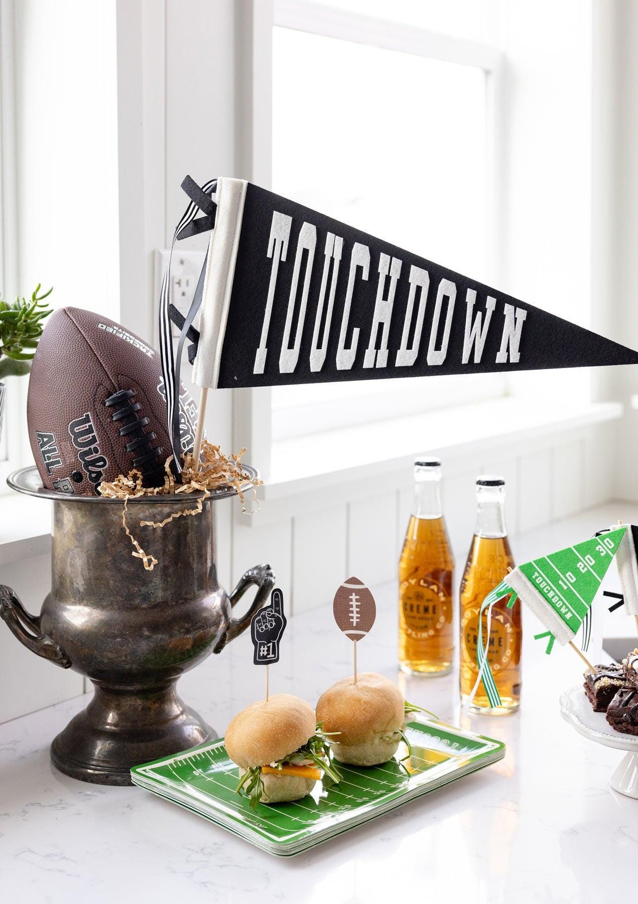 Touchdown Felt Pennant Flag - Stesha Party