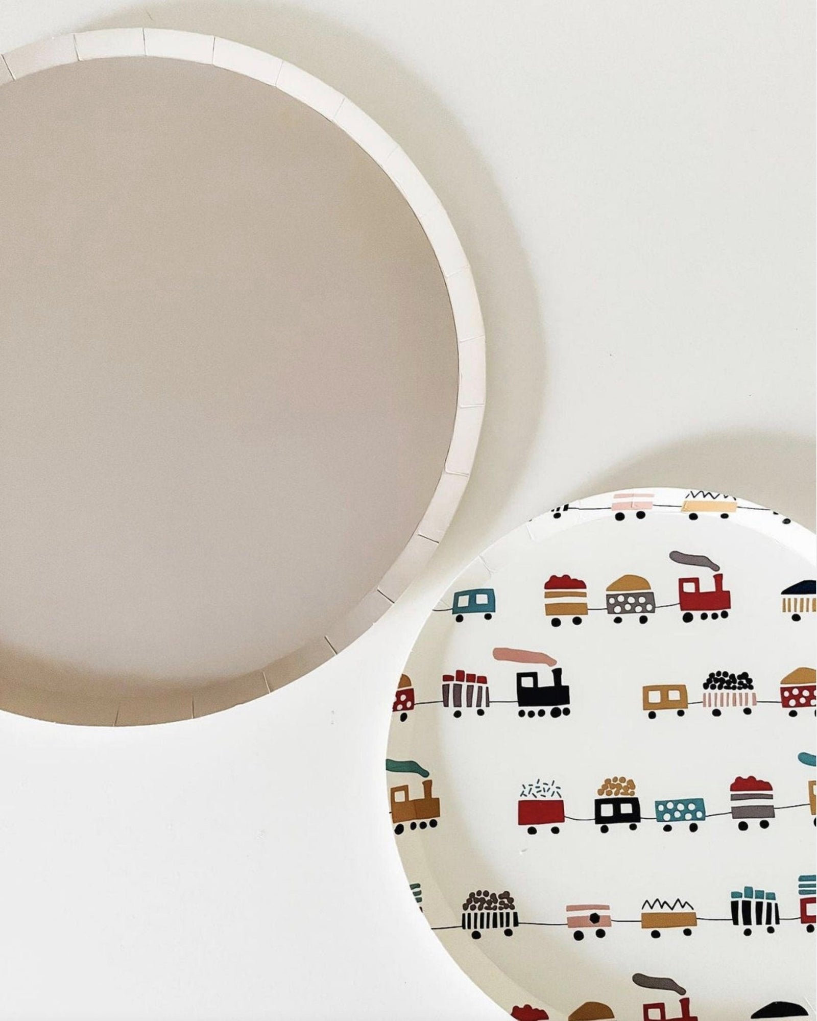 Train Cake Plates - Stesha Party