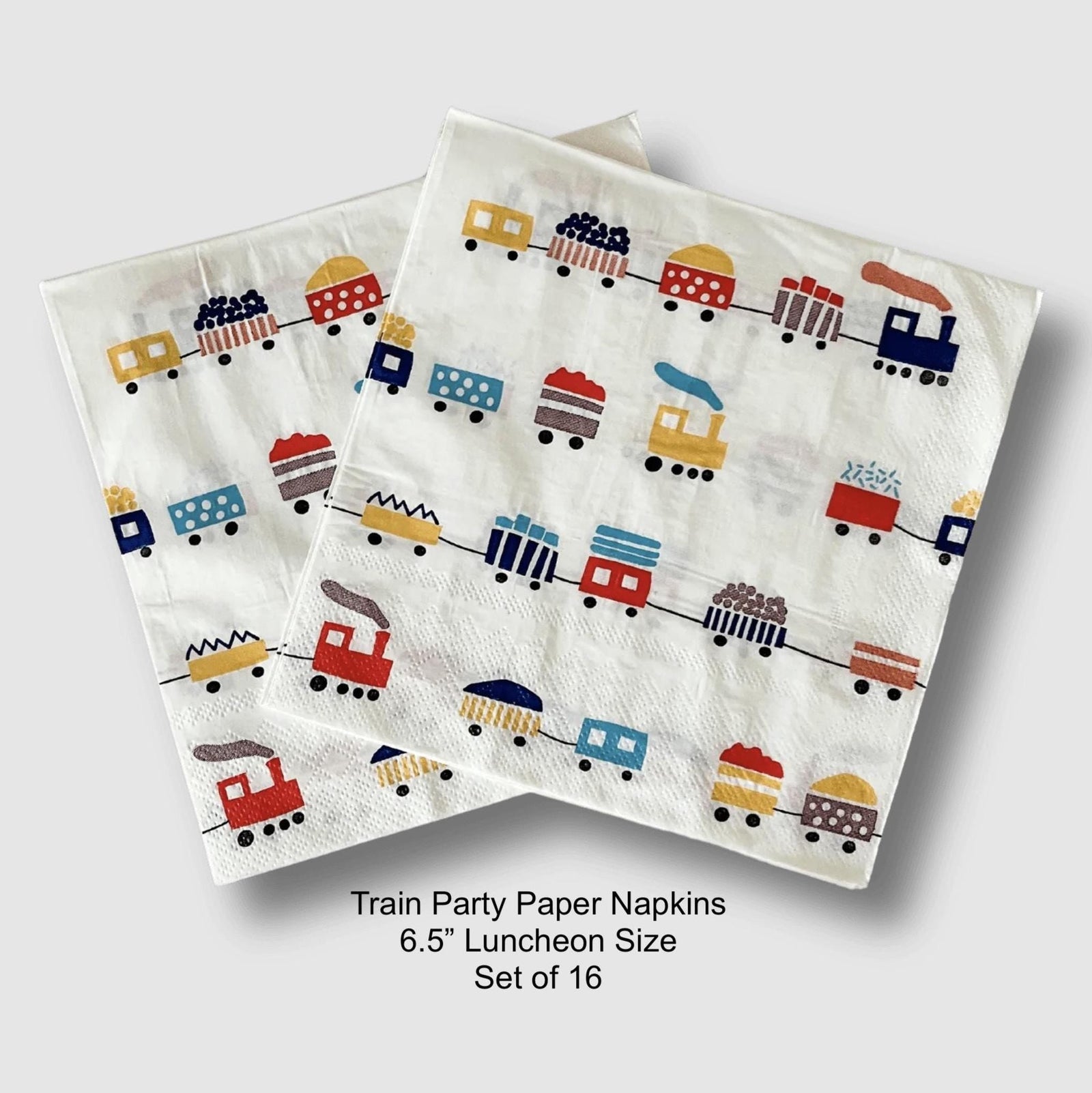 Train Party Napkins - Stesha Party