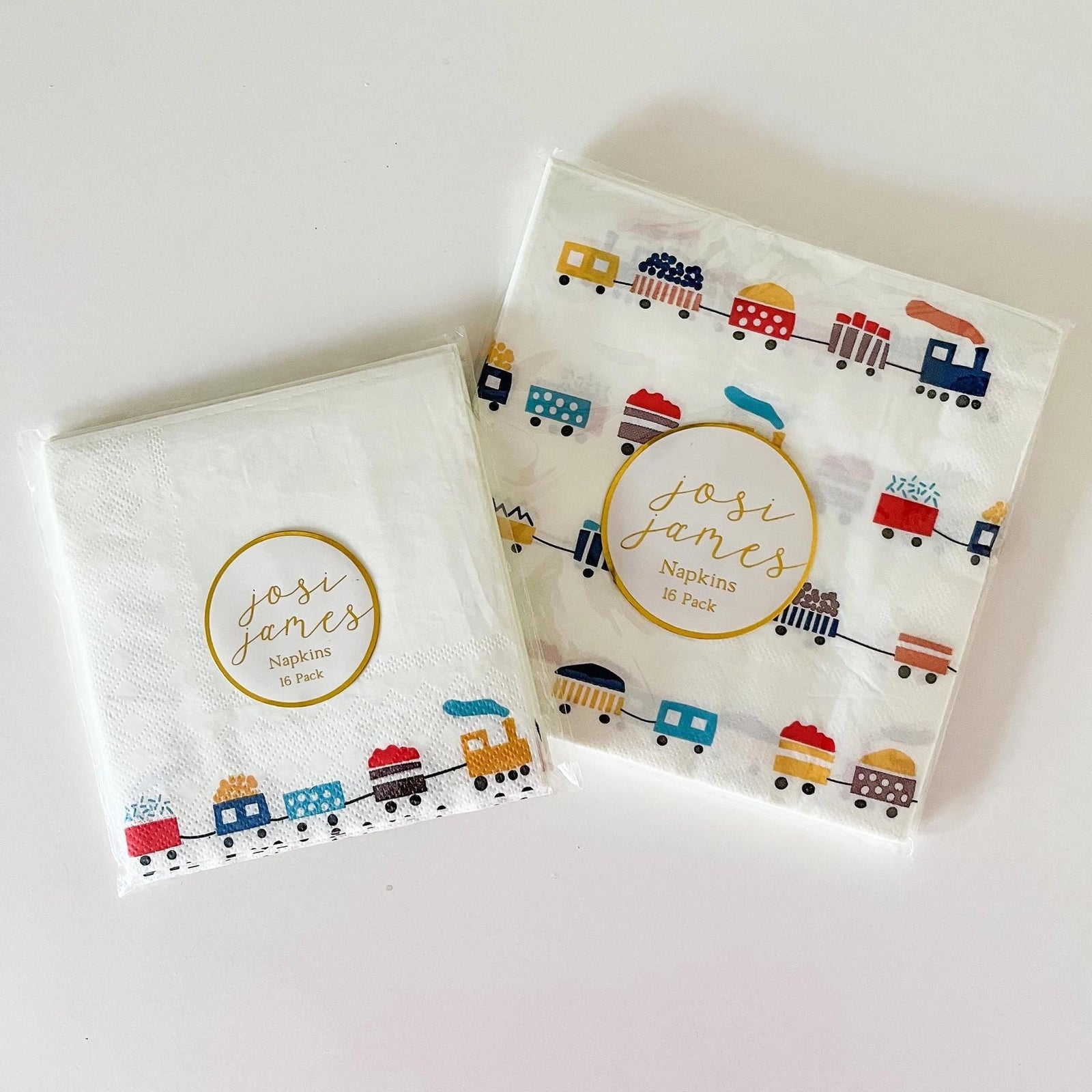 Train Party Napkins - Stesha Party