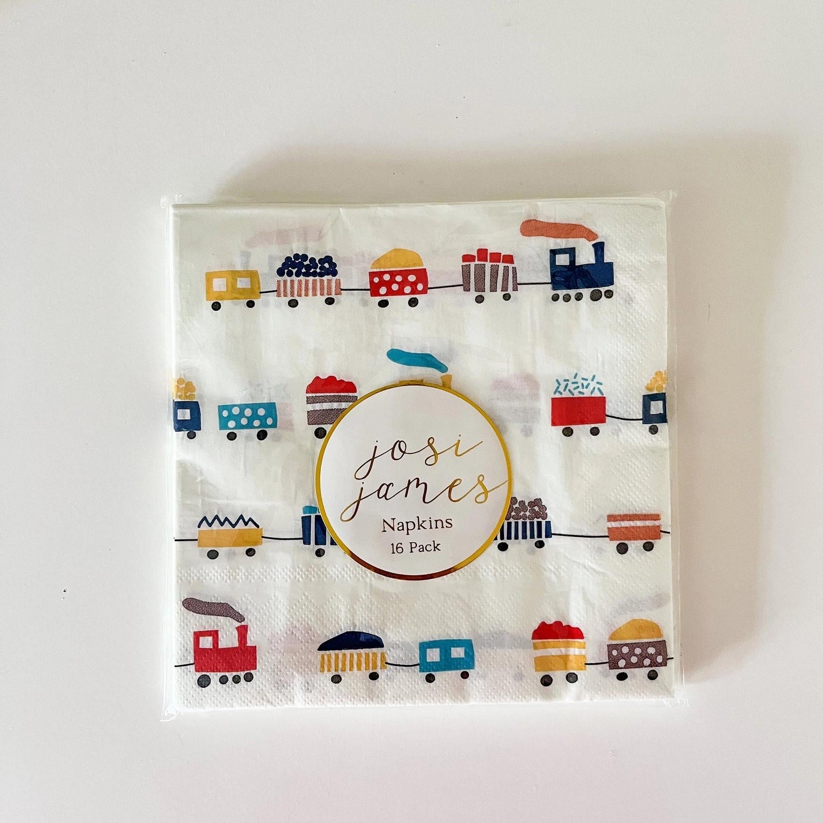 Train Party Napkins - Stesha Party
