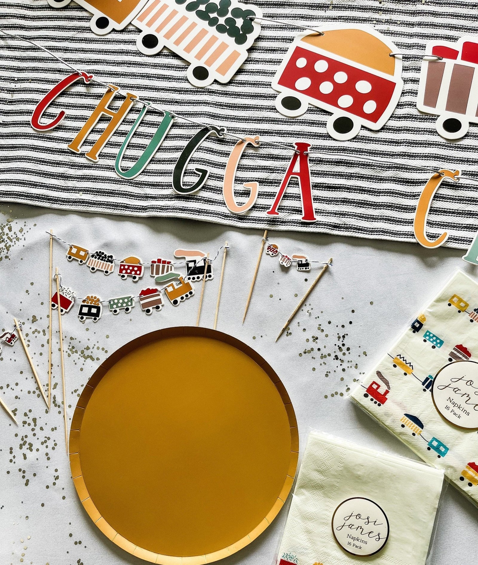 Train Party Napkins - Stesha Party