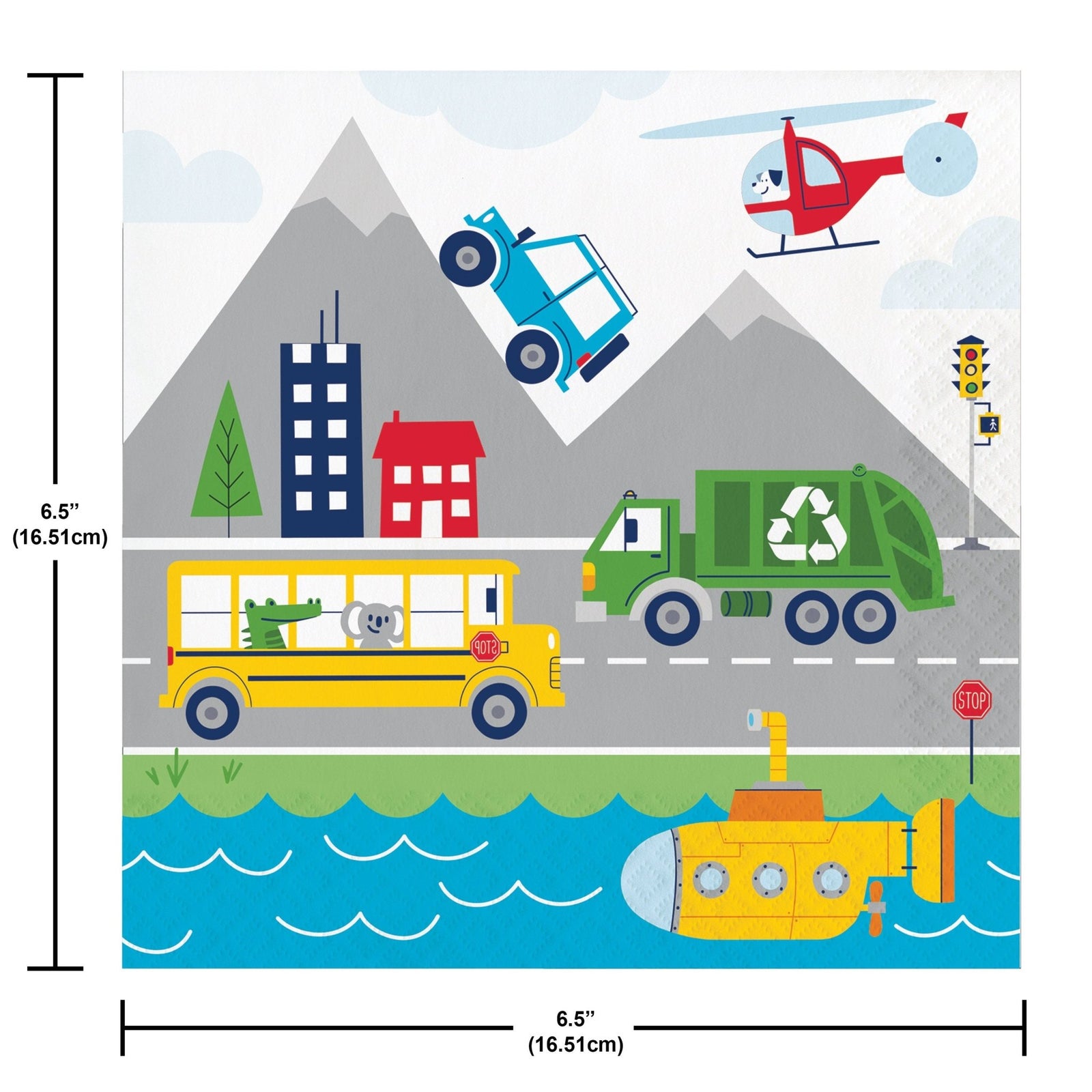 Transportation Birthday Supplies - Stesha Party