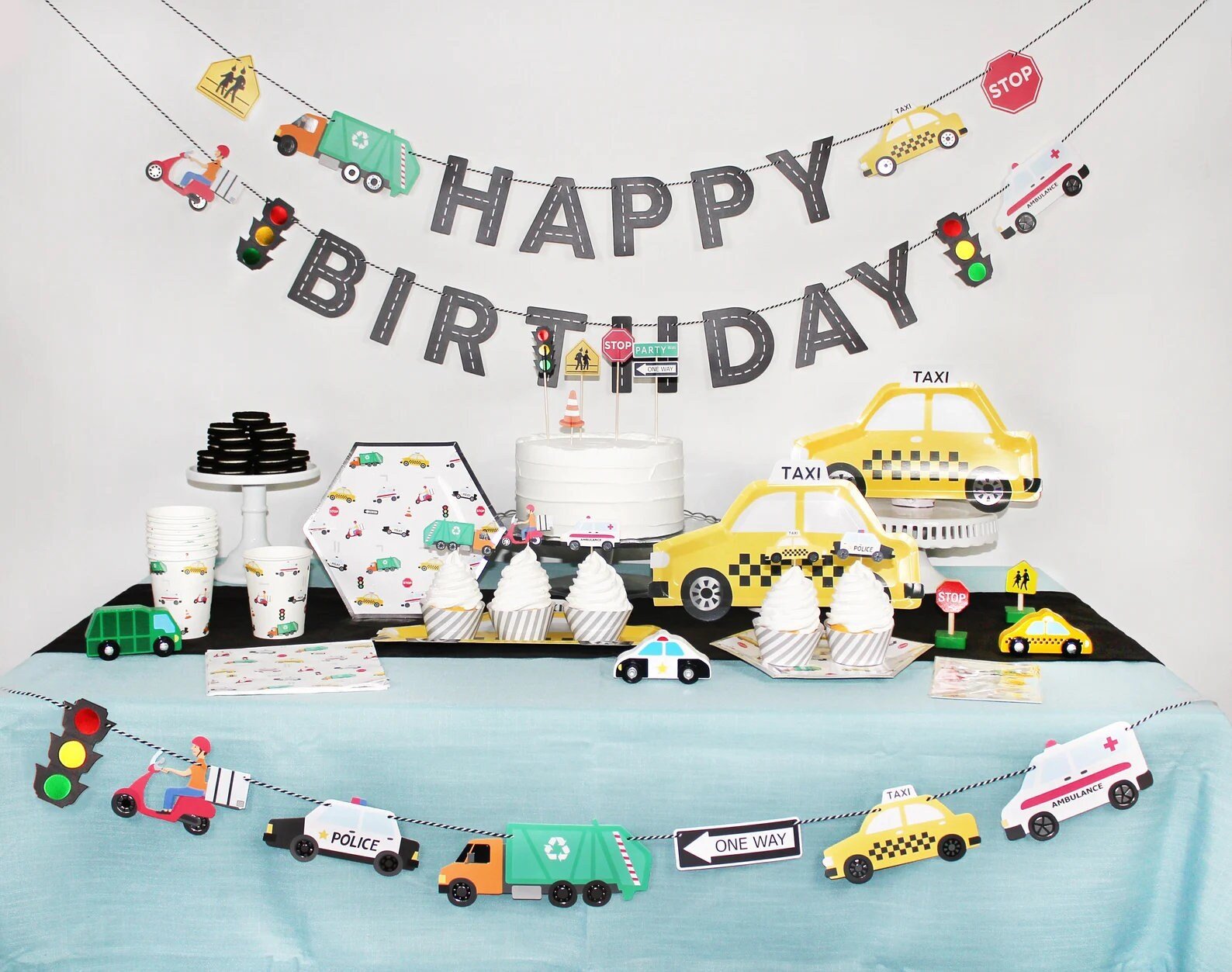 Transportation Party Banner - Stesha Party