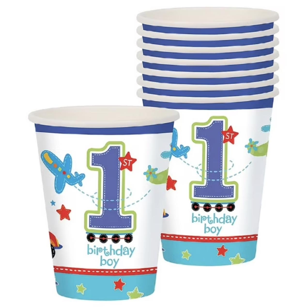 Transportation Party Cups 18ct - Stesha Party