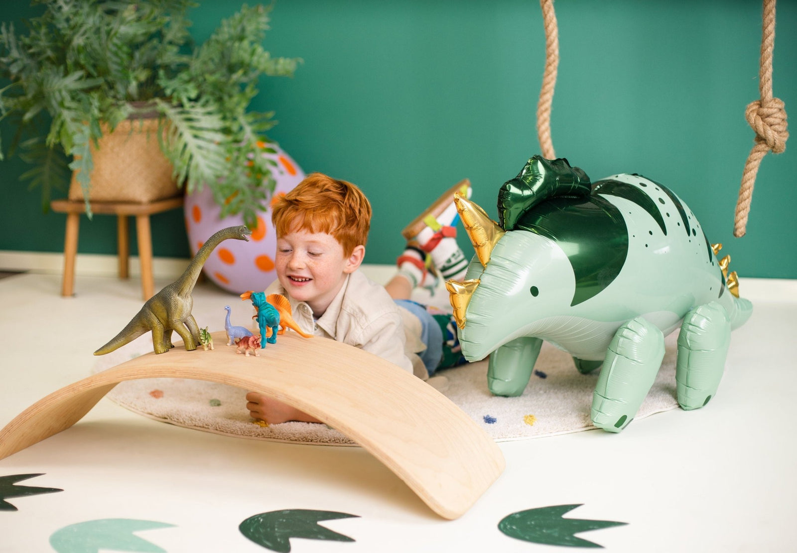 Triceratops Party Balloon - Stesha Party