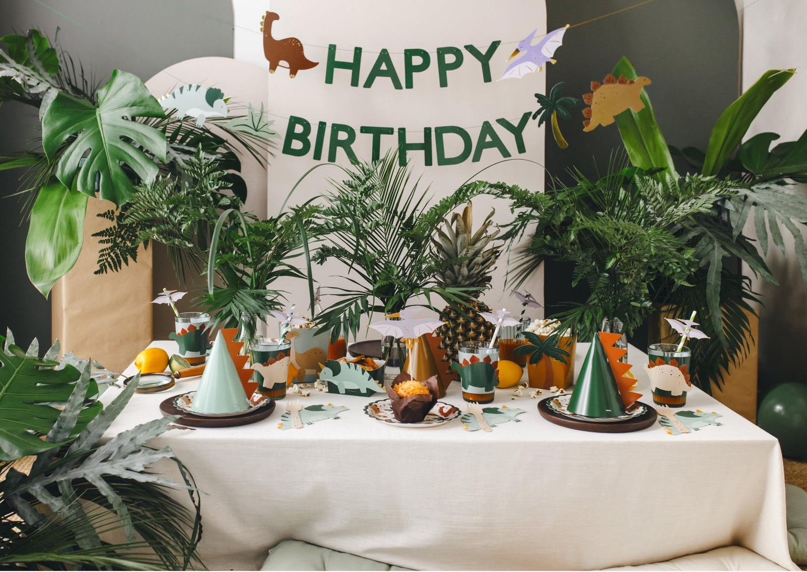 Triceratops Party Napkins - Stesha Party