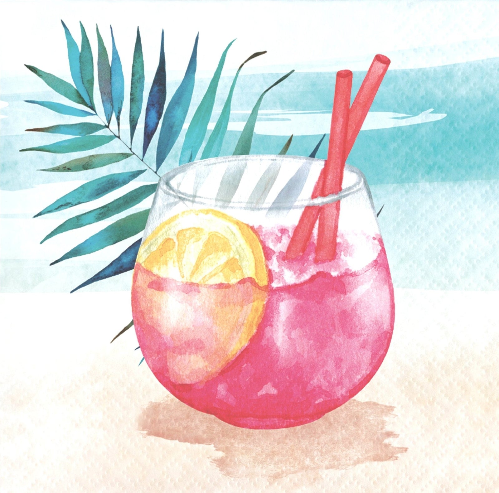 Tropical Beach Napkins - Stesha Party