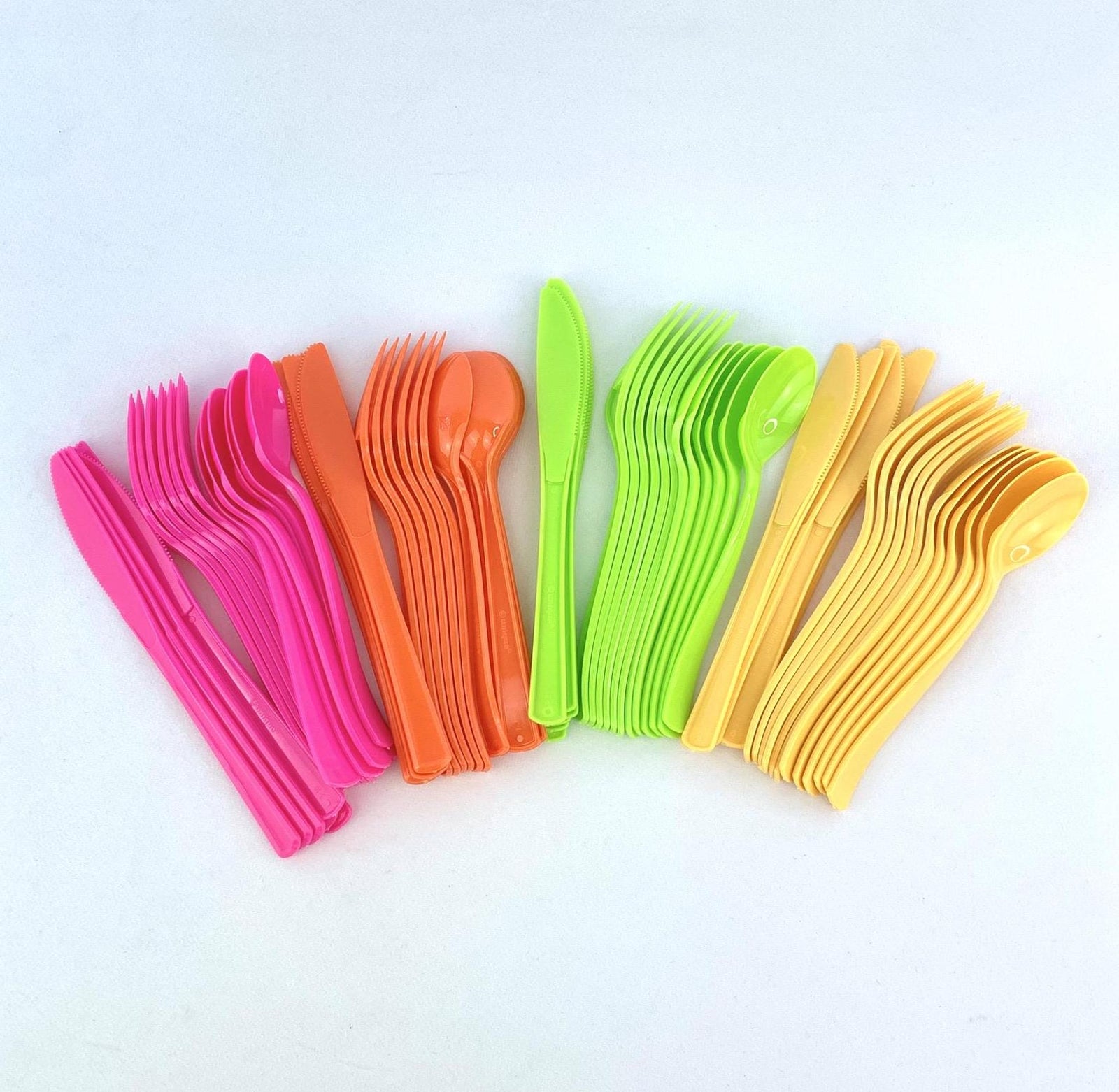 Tropical Fruit Party Cutlery, 24 Guests - Stesha Party