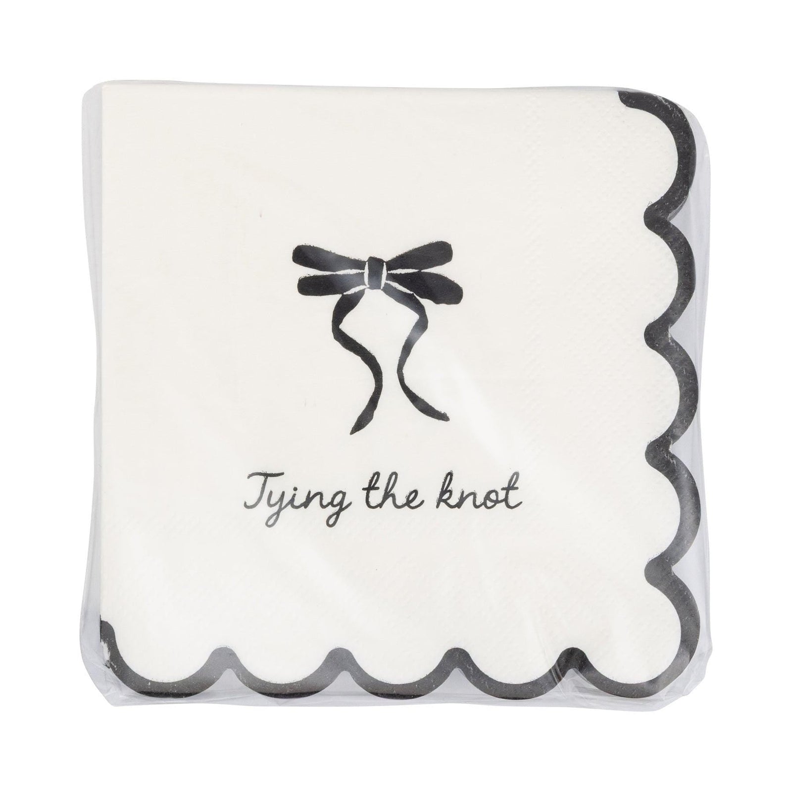 Tying the Knot Cocktail Napkins 24ct - Stesha Party