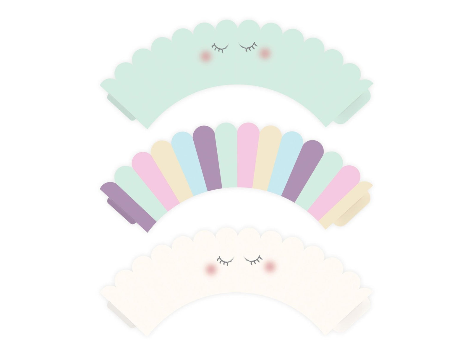 Unicorn Cupcake Wrappers 6ct - Stesha Party