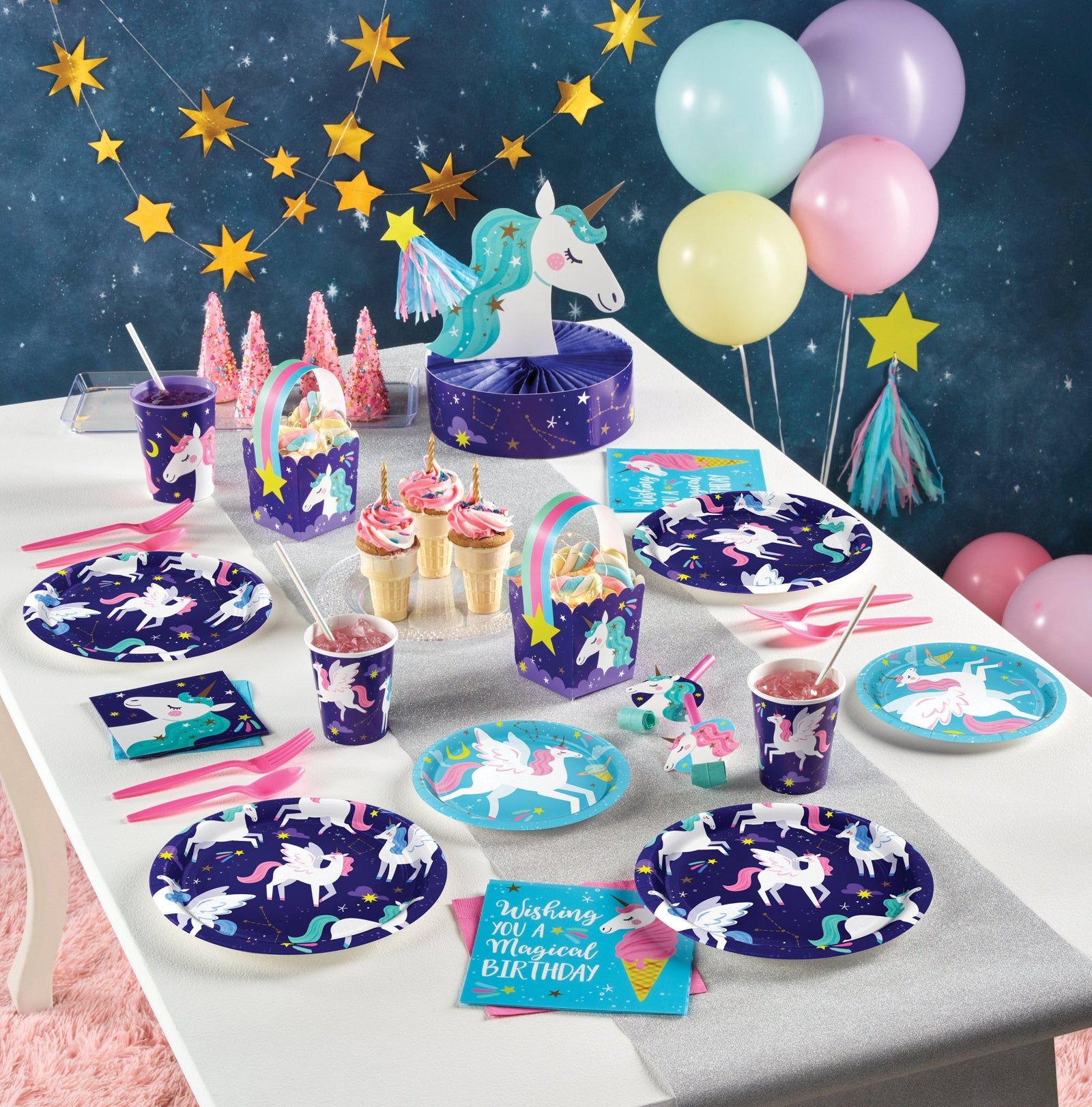 Unicorn Party Plates - Stesha Party