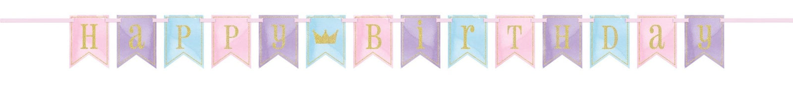 Unicorn Princess Birthday Banner - Stesha Party