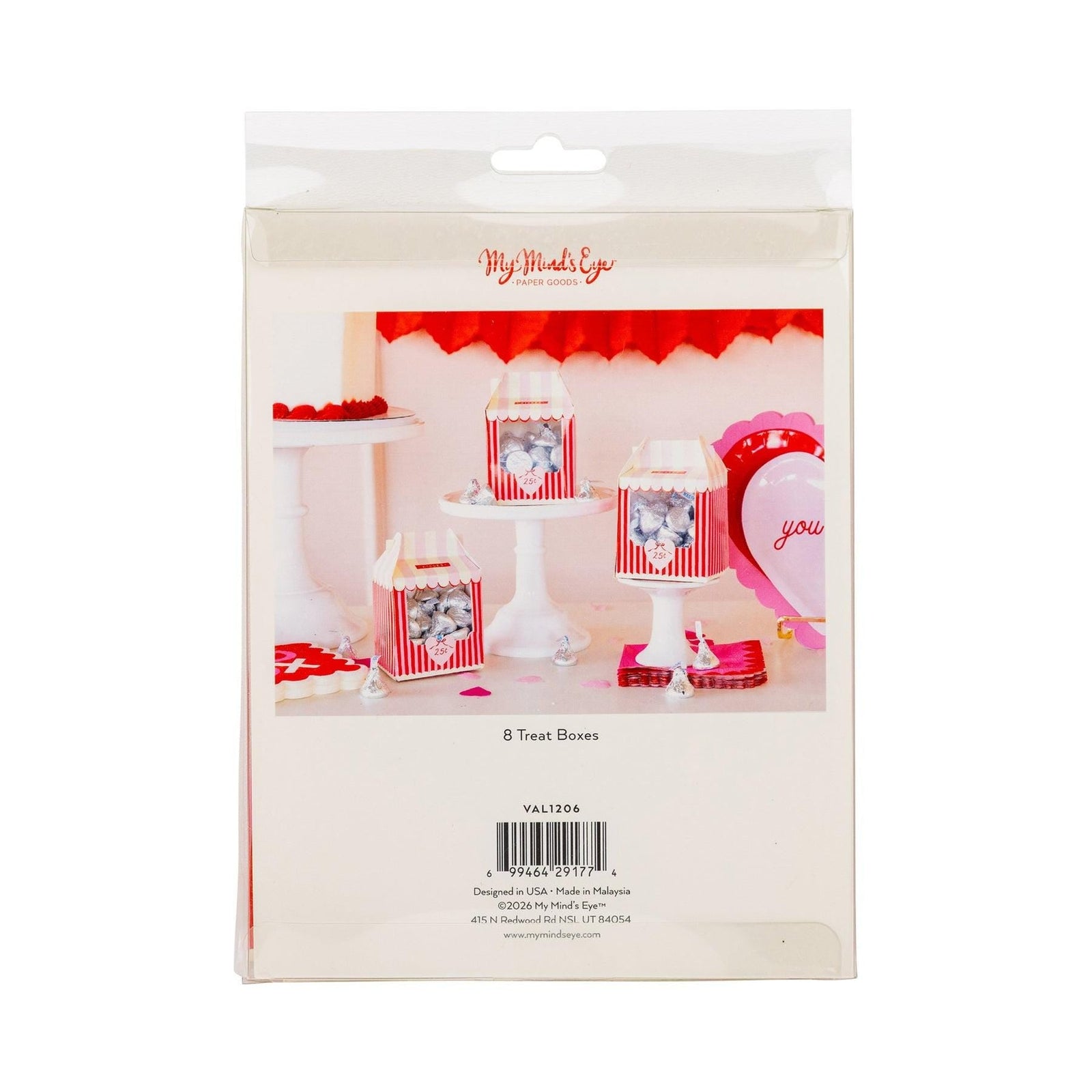 Valentine Kissing Booth Treat Boxes - Stesha Party