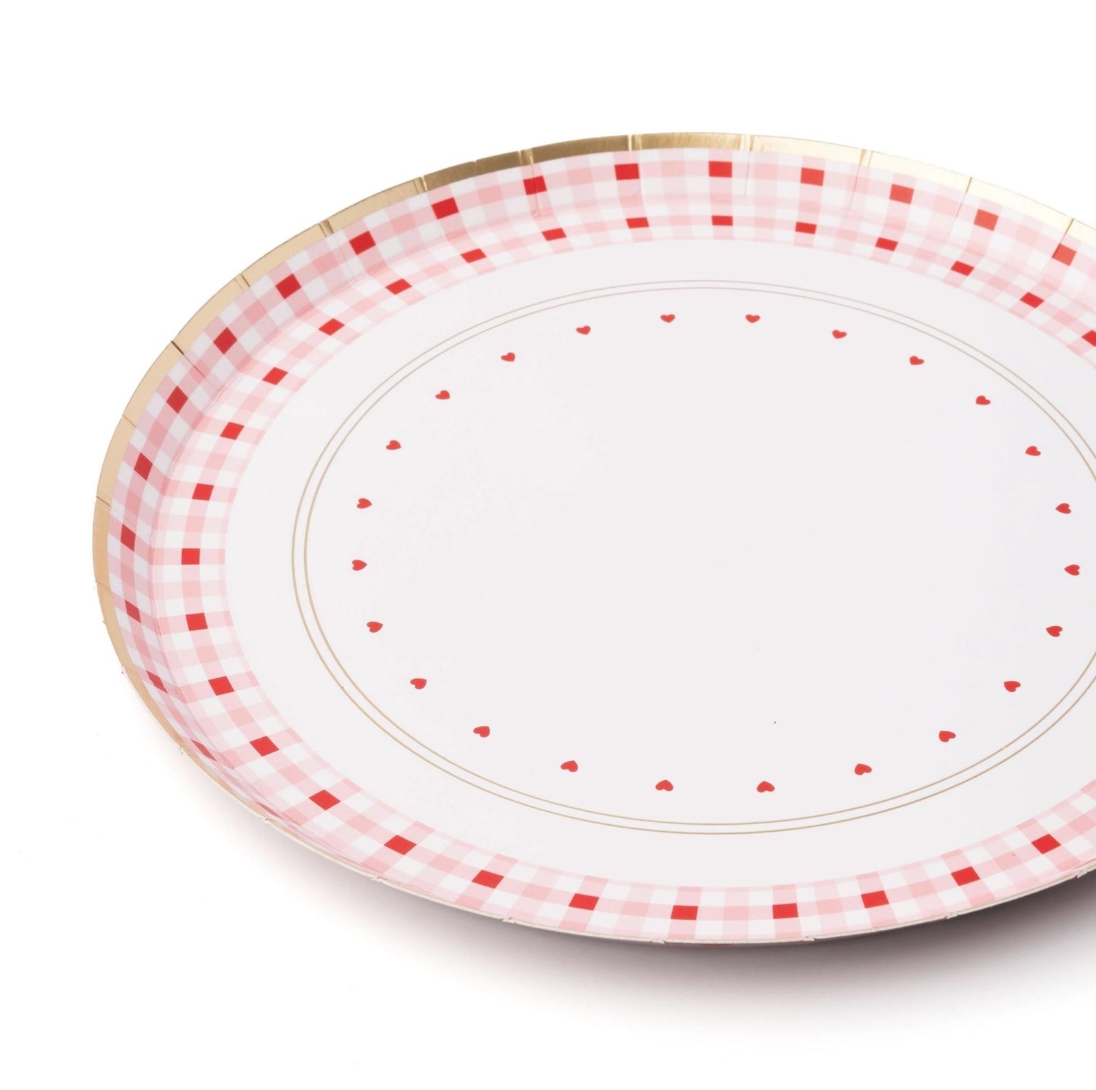 Valentines Day Cake Plates - Stesha Party