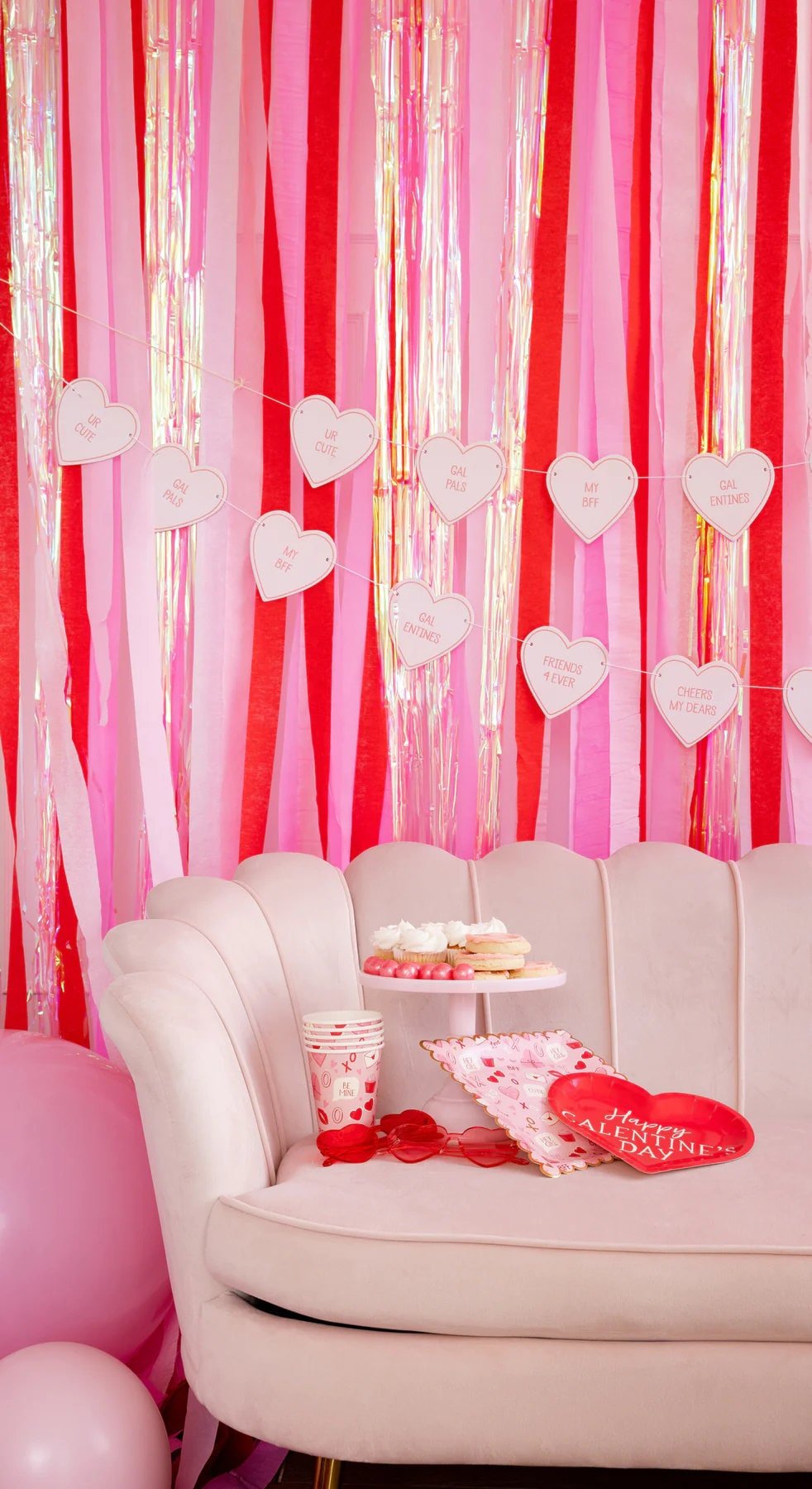 Valentine's Day Party Cups - Stesha Party