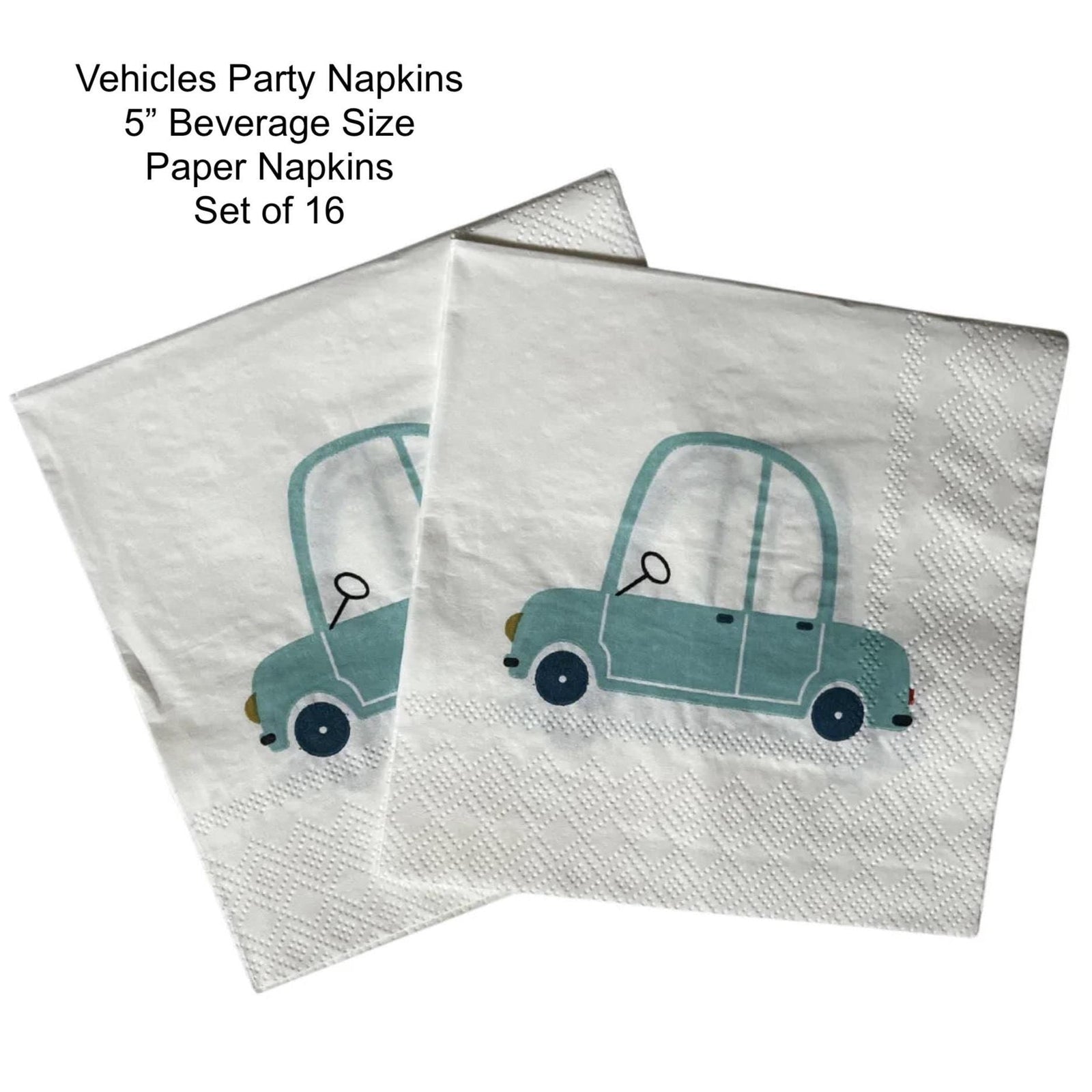 Vehicle Party Napkins 16t - Stesha Party