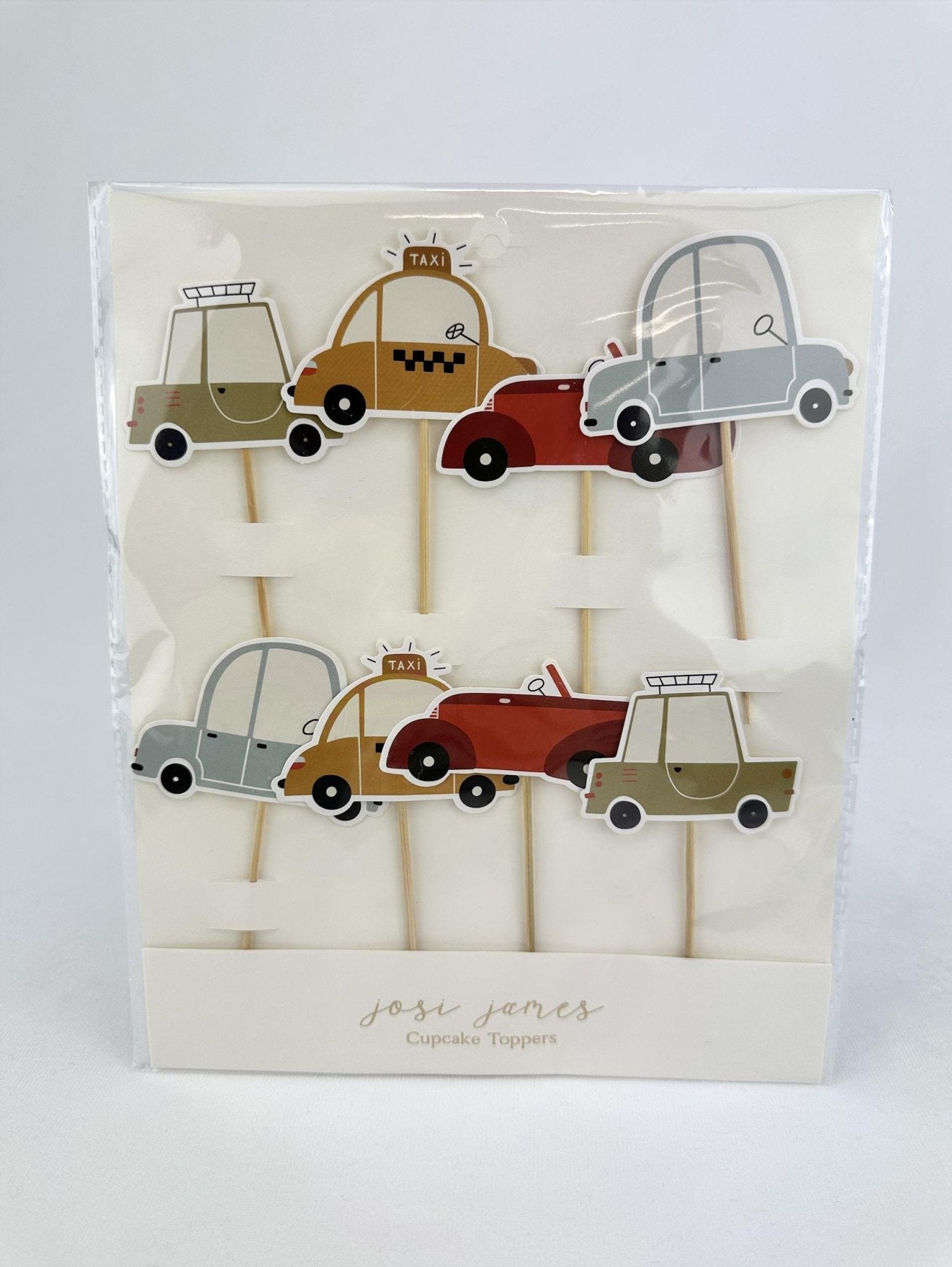 Vehicles Cupcake Picks - Stesha Party
